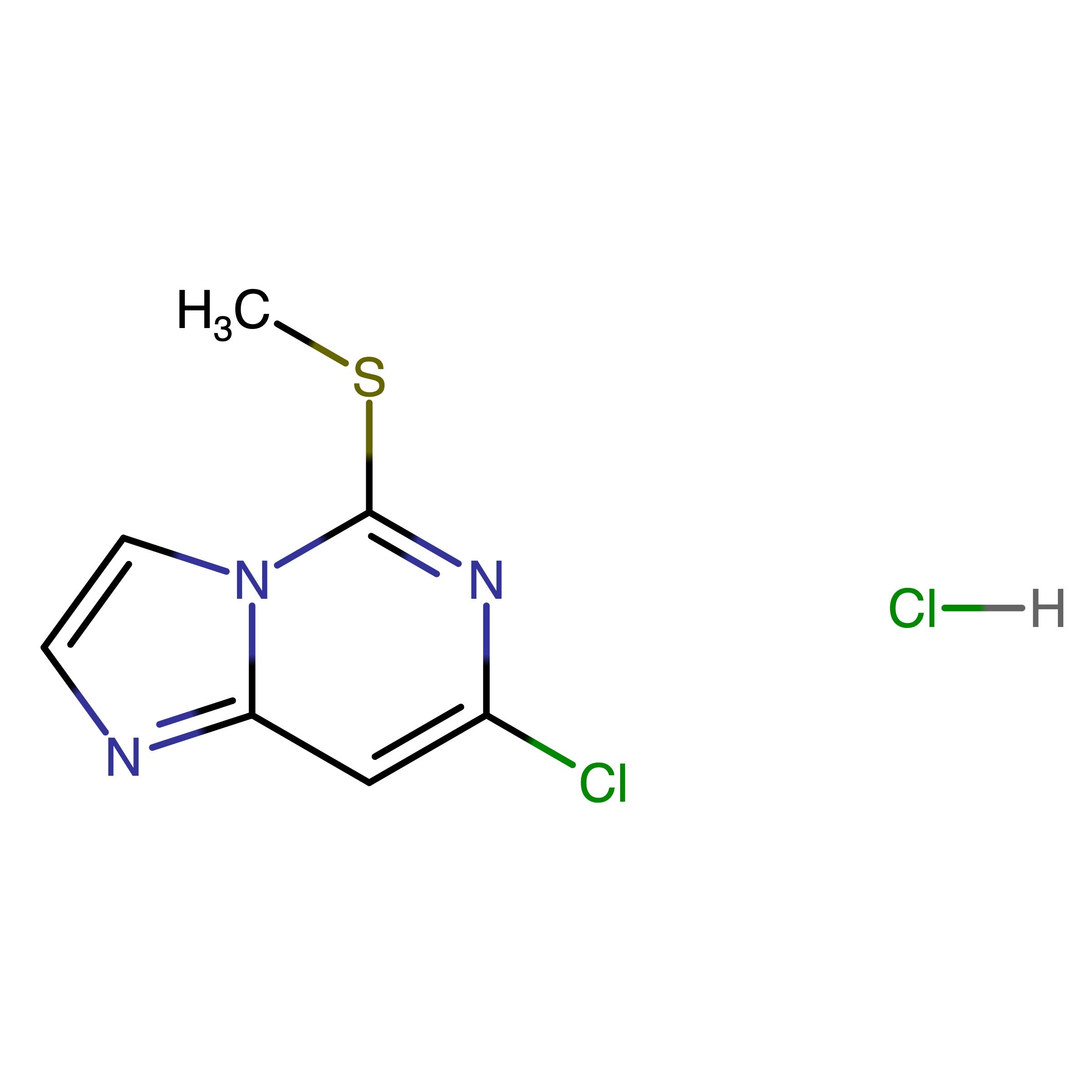 CAS RN 1339891-11-0 | 7-Chloro-5-(methylthio)imidazo[1,2-c]pyrimidine hydrochloride | MFCD31558437