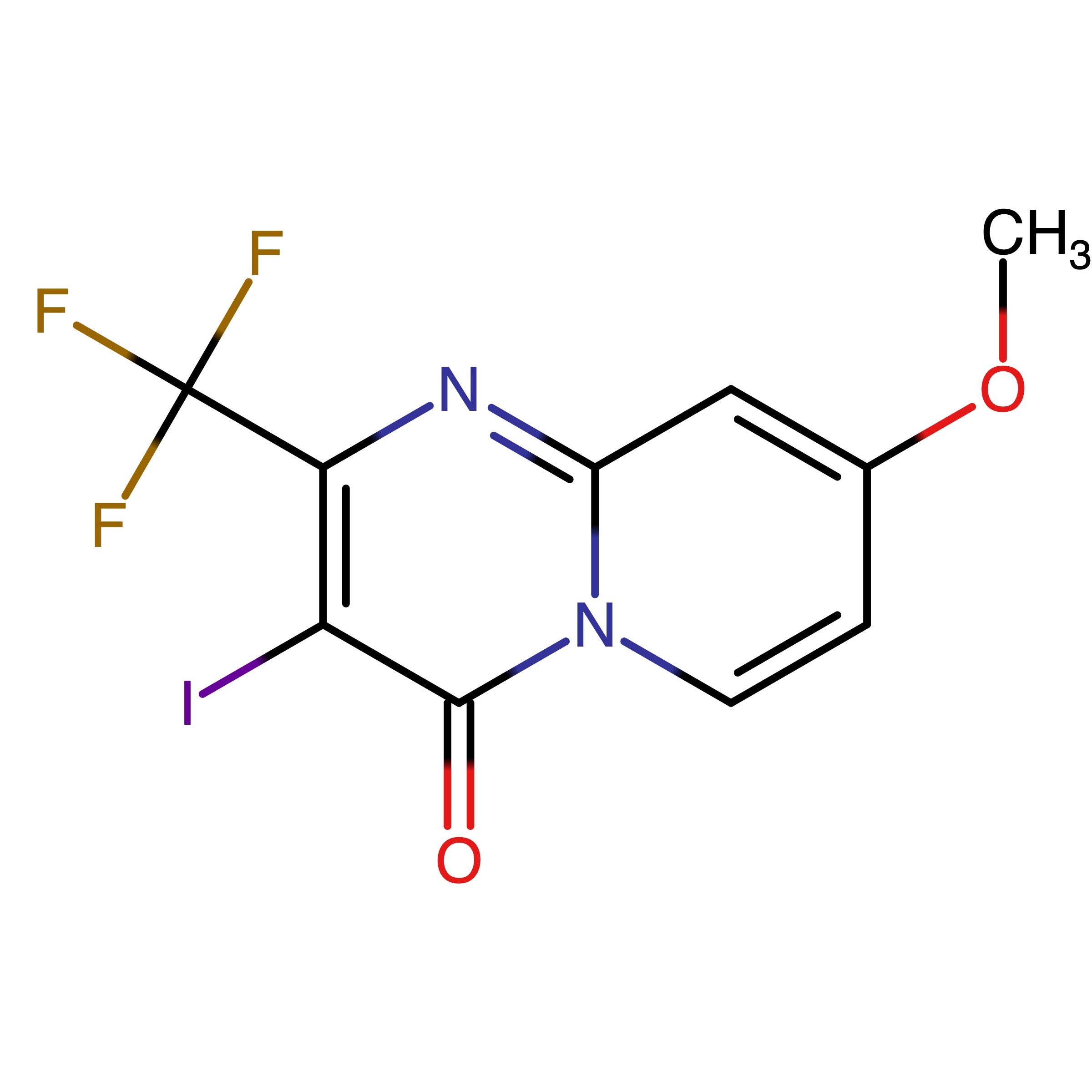 CAS RN 2648773-69-5 | 3-Iodo-8-methoxy-2-(trifluoromethyl)-4H-pyrido[1,2-a]pyrimidin-4-one