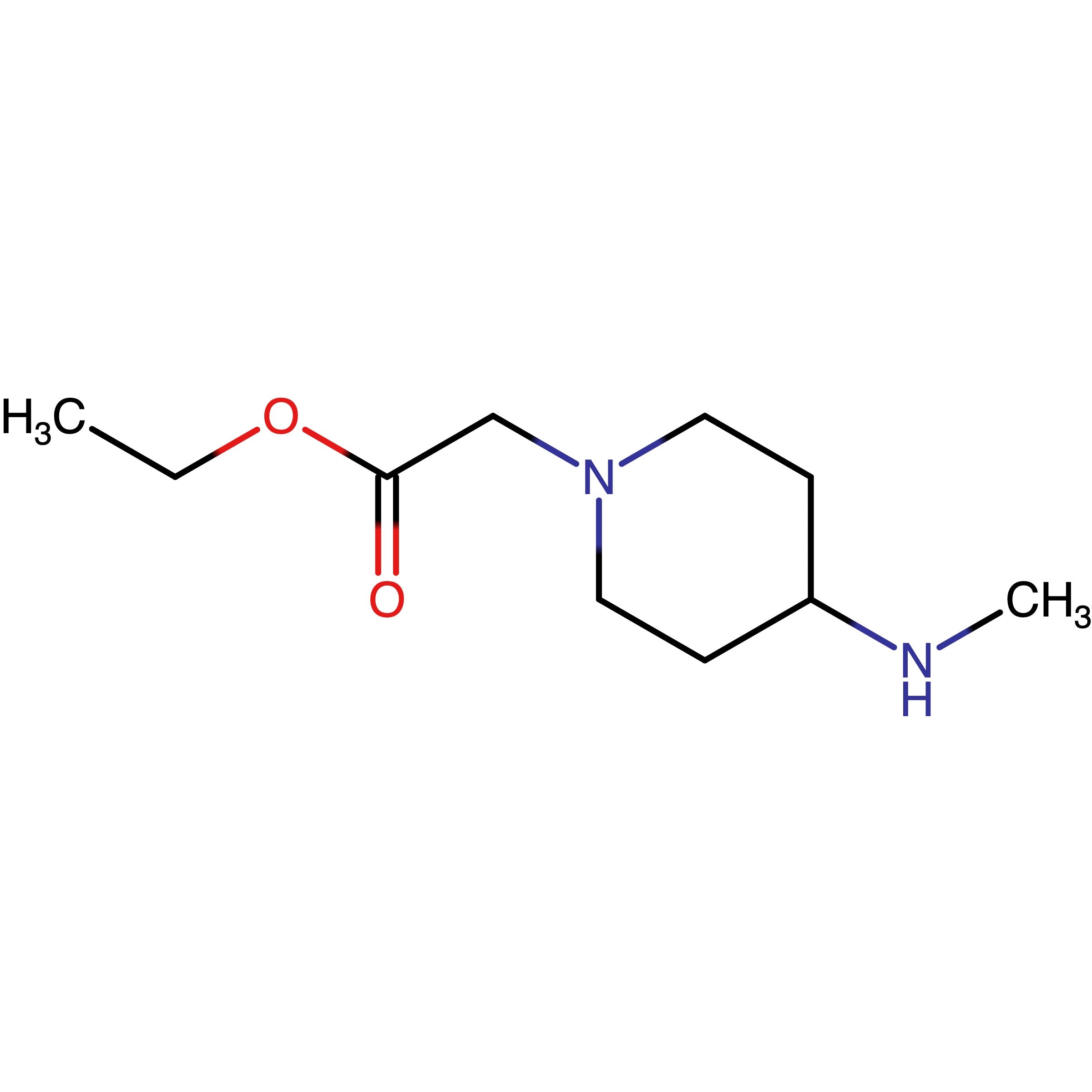 CAS RN 1872541-19-9 | Ethyl 2-(4-(methylamino)piperidin-1-yl)acetate