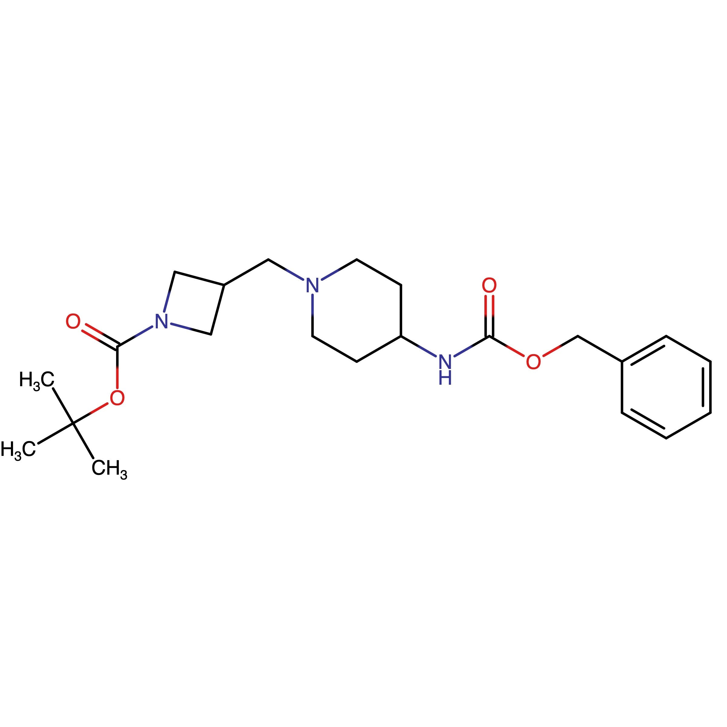 CAS RN 2901863-76-9 | tert-Butyl 3-((4-(((benzyloxy)carbonyl)amino)piperidin-1-yl)methyl)azetidine-1-carboxylate