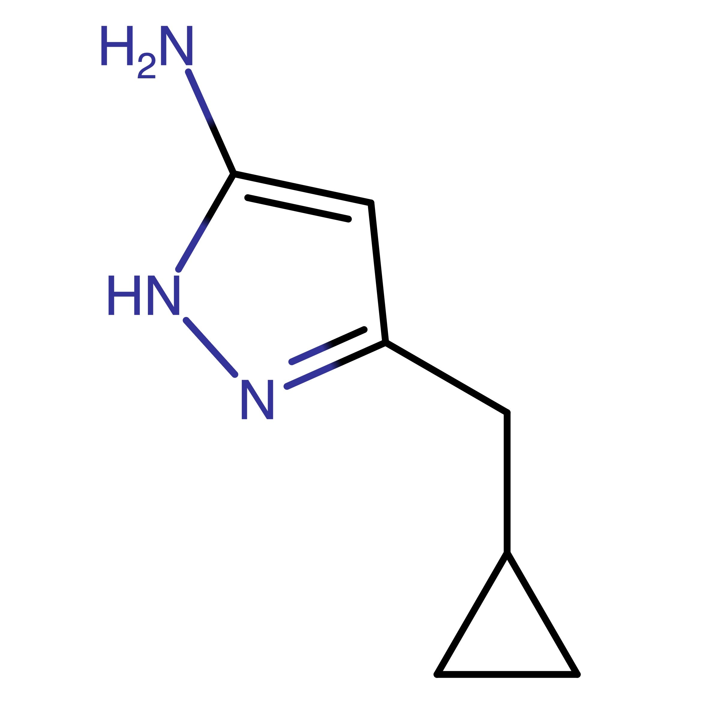 CAS RN 852443-64-2 | 3-(Cyclopropylmethyl)-1H-pyrazol-5-amine | MFCD16665734