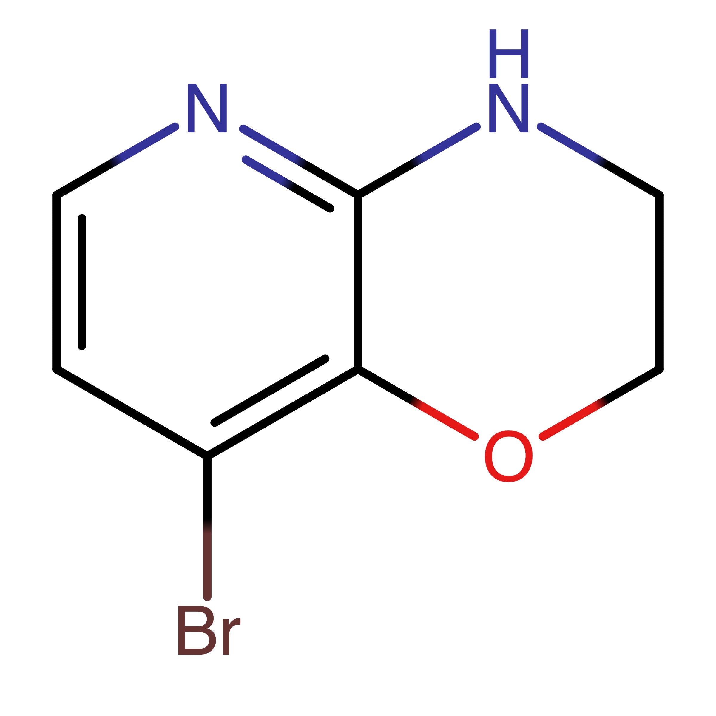 CAS RN 1393585-17-5 | 8-Bromo-3,4-dihydro-2H-pyrido[3,2-b][1,4]oxazine | MFCD22544246