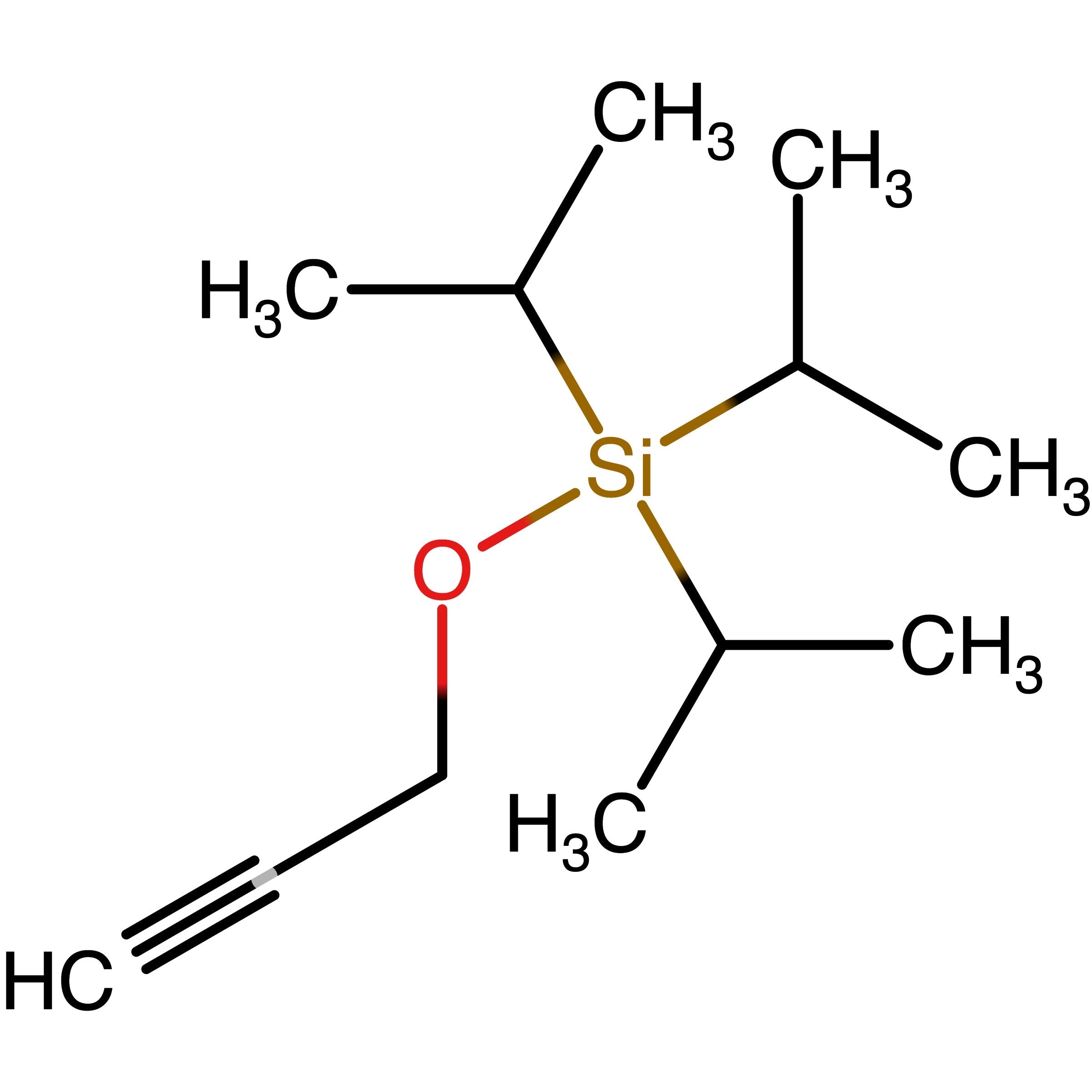 CAS RN 145383-93-3 | Triisopropyl(prop-2-yn-1-yloxy)silane | MFCD28401549