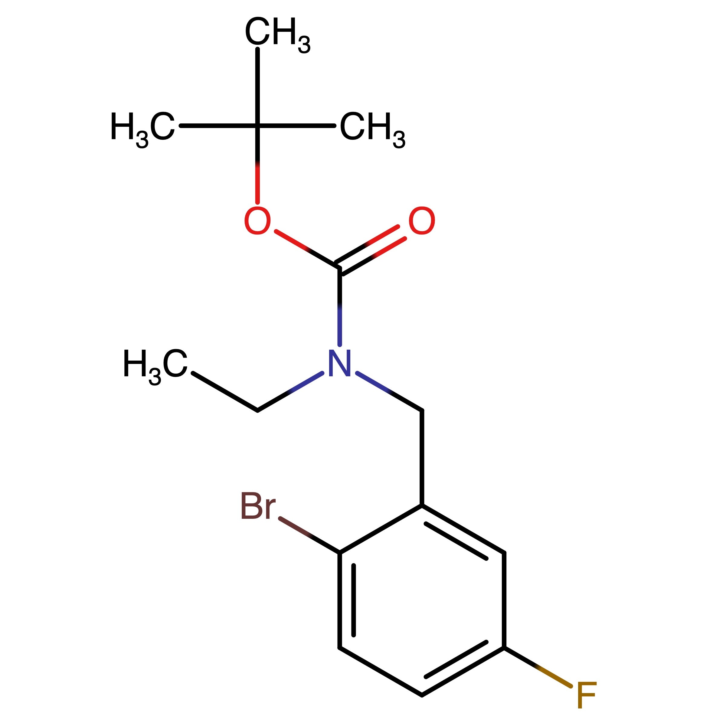 CAS RN 1420068-45-6 | tert-Butyl (2-bromo-5-fluorobenzyl)(ethyl)carbamate