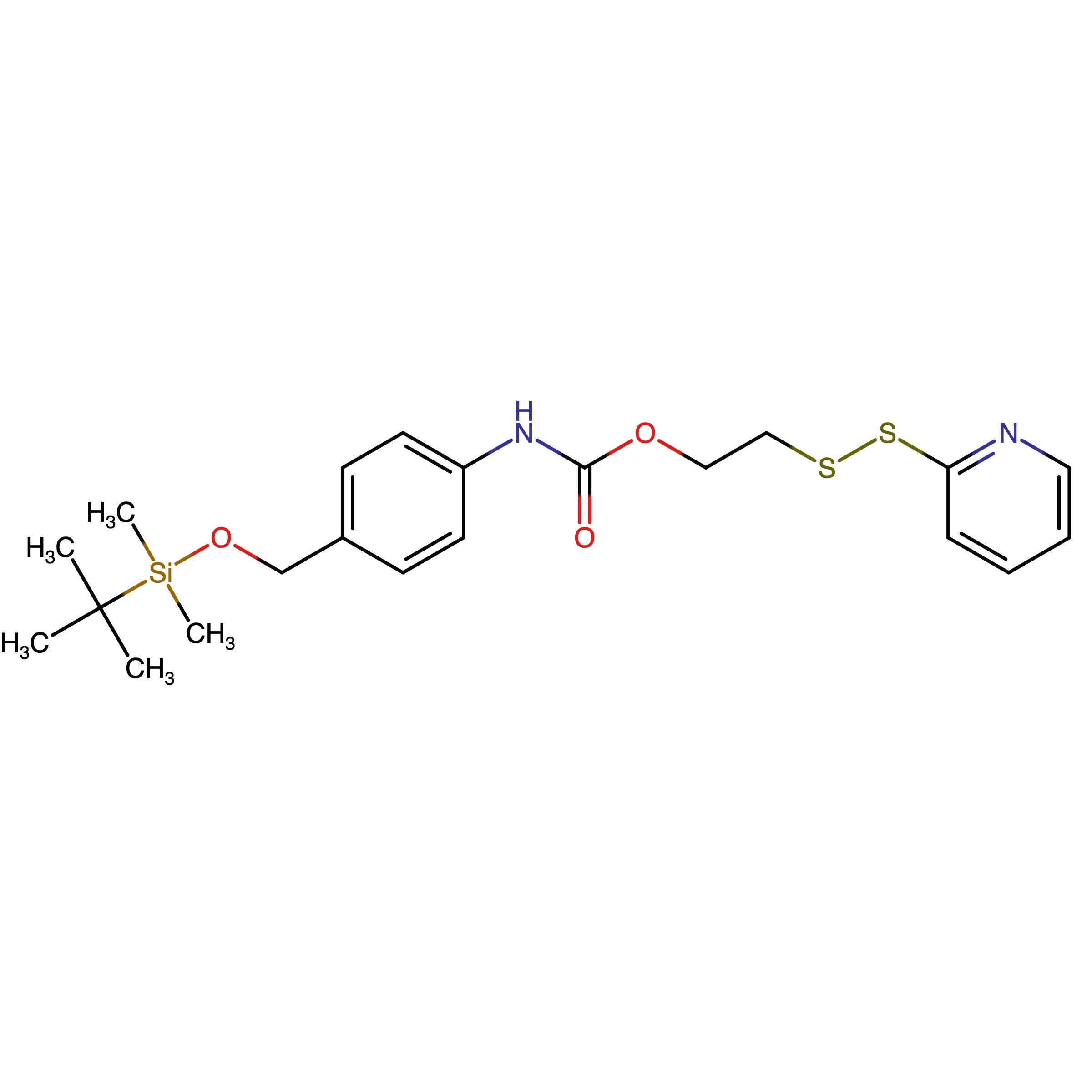 CAS RN 2362536-41-0 | 2-(Pyridin-2-yldisulfaneyl)ethyl (4-(((tert-butyldimethylsilyl)oxy)methyl)phenyl)carbamate