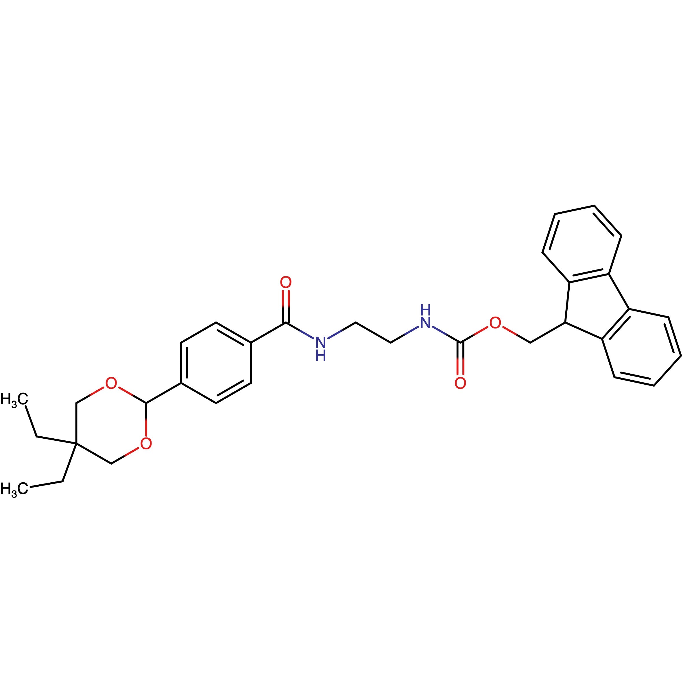 CAS RN 1773531-99-9 | (9H-Fluoren-9-yl)methyl (2-(4-(5,5-diethyl-1,3-dioxan-2-yl)benzamido)ethyl)carbamate