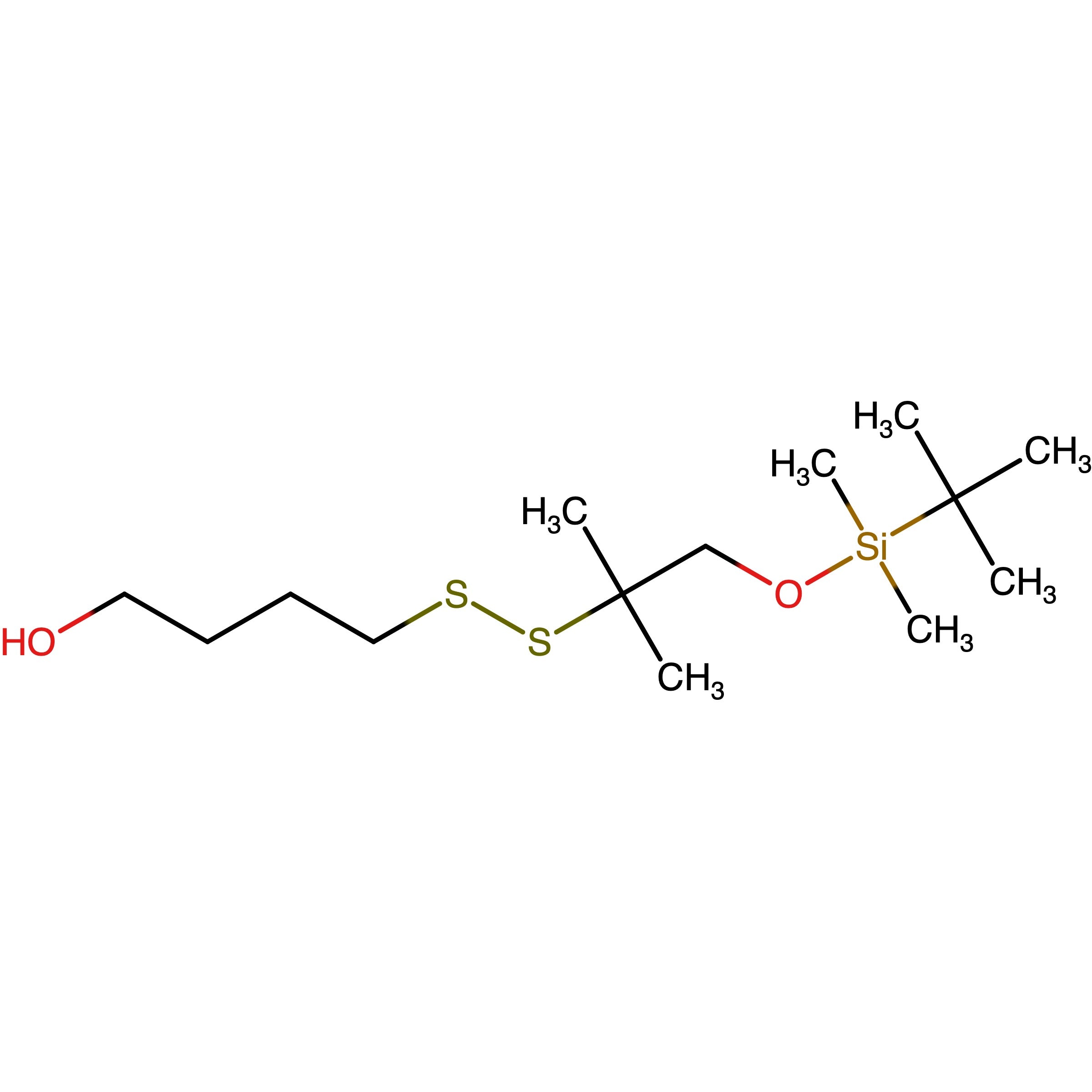 CAS RN 1773532-12-9 | 4-((1-((tert-Butyldimethylsilyl)oxy)-2-methylpropan-2-yl)disulfaneyl)butan-1-ol