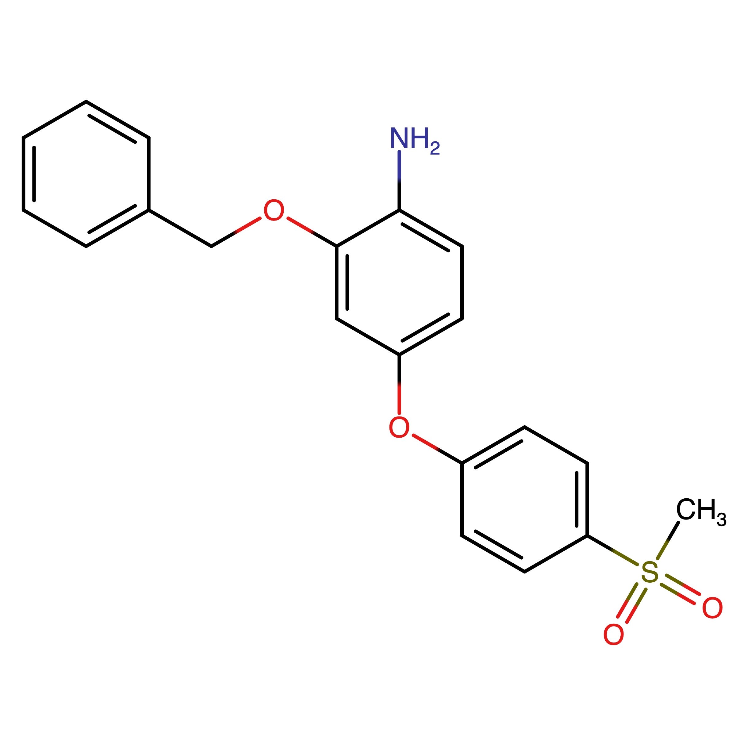 CAS RN 1191102-58-5 | 2-(Benzyloxy)-4-(4-(methylsulfonyl)phenoxy)aniline