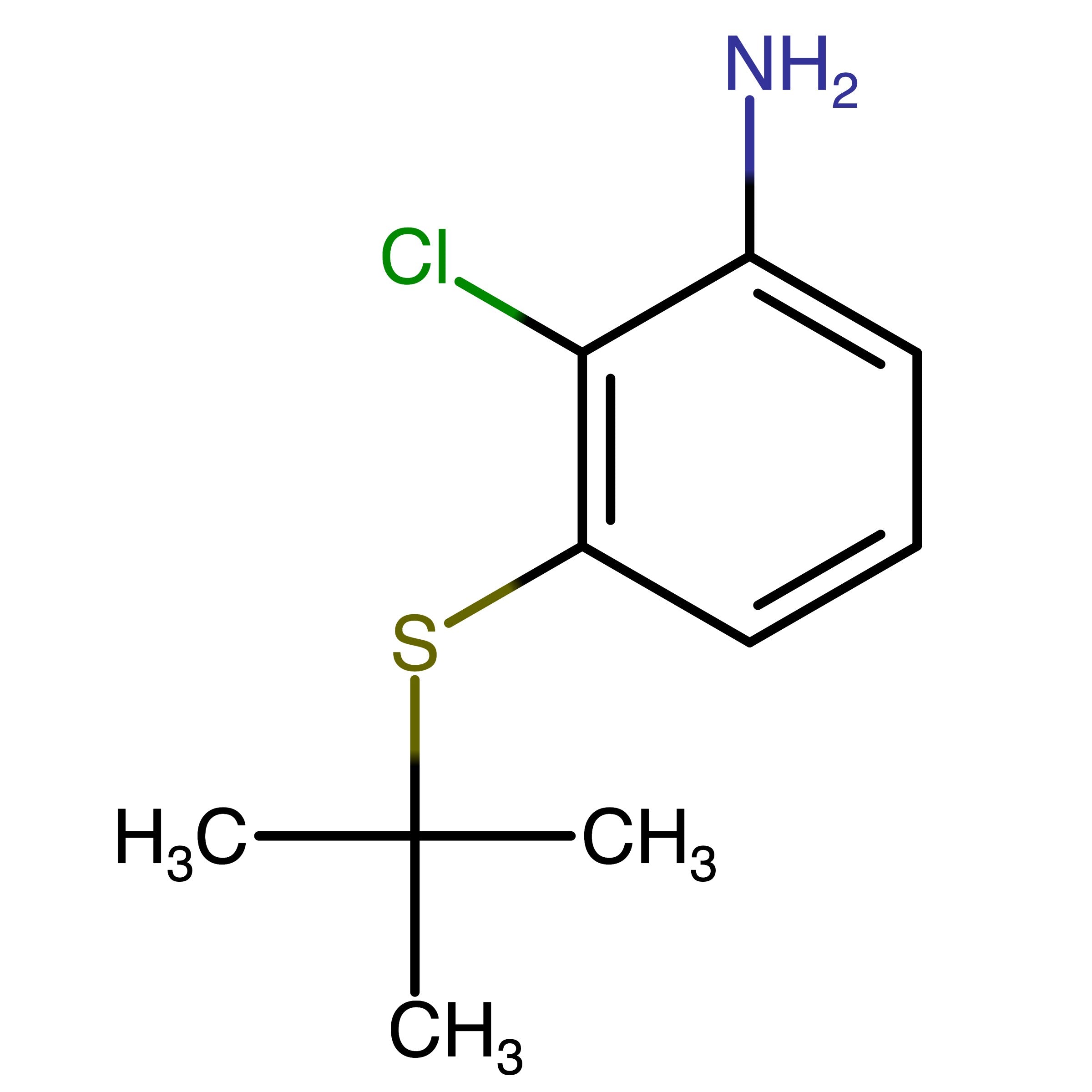 CAS RN 2055759-82-3 | 3-(tert-Butylthio)-2-chloroaniline