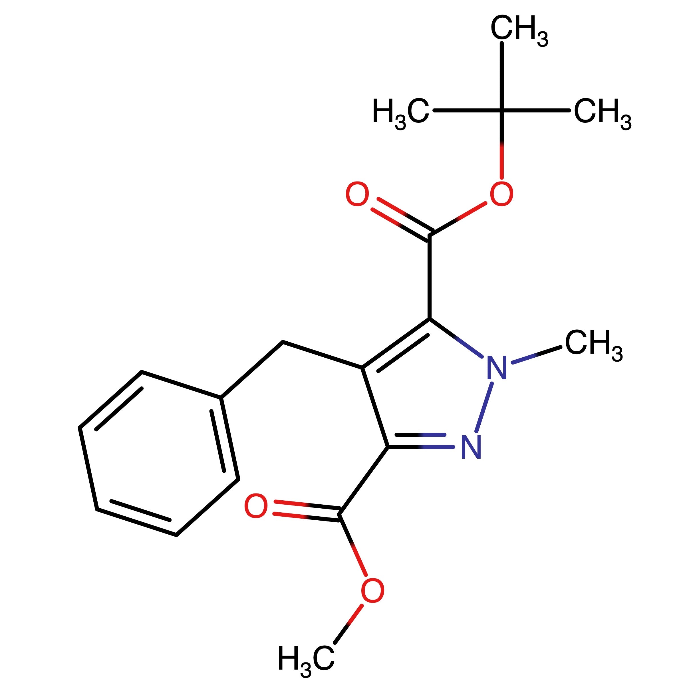 CAS RN 2810096-84-3 | 5-(tert-Butyl) 3-methyl 4-benzyl-1-methyl-1H-pyrazole-3,5-dicarboxylate