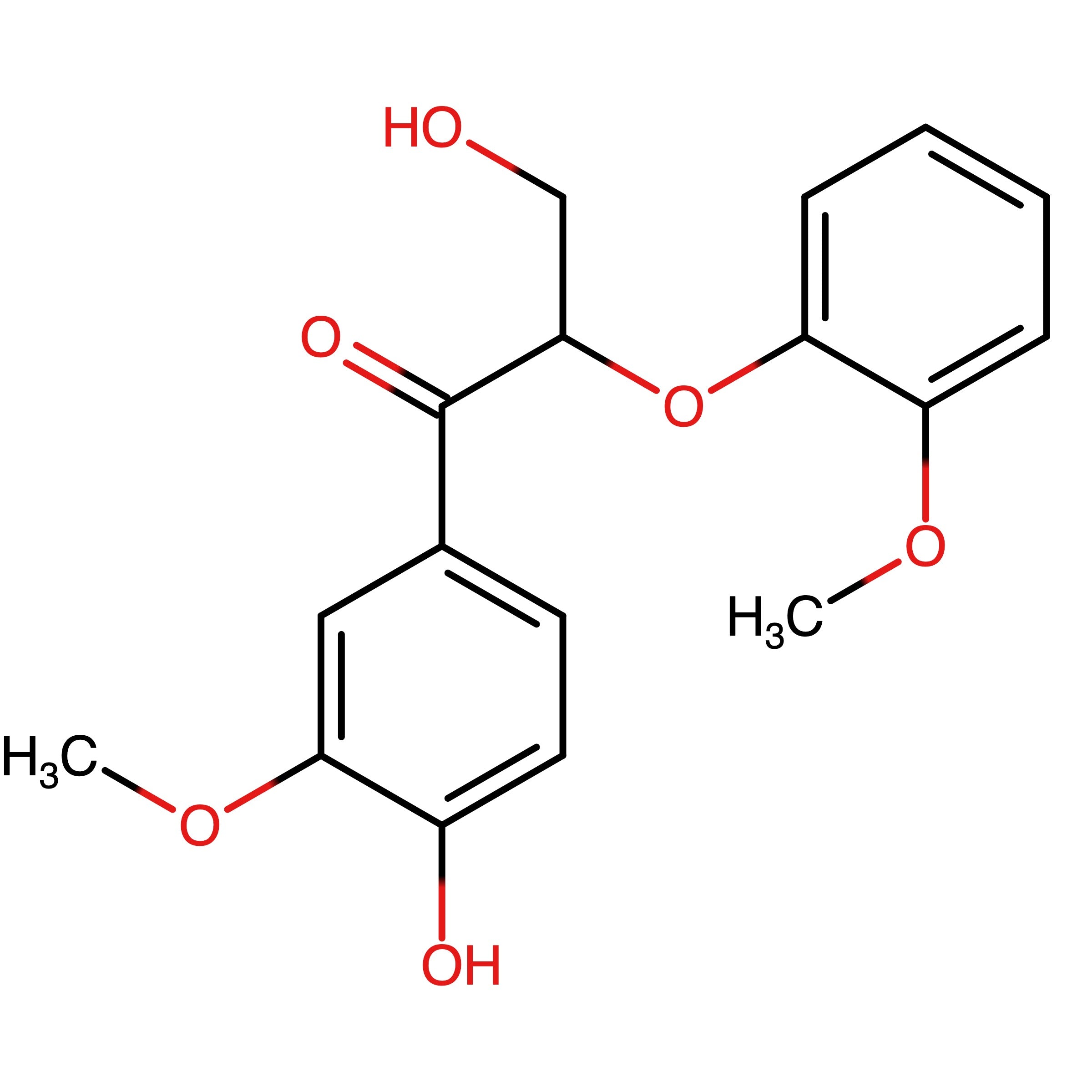 CAS 22317-34-6 | 3-Hydroxy-1-(4-hydroxy-3-methoxyphenyl)-2-(2-methoxyphenoxy)propan-1-one | MFCD23160693