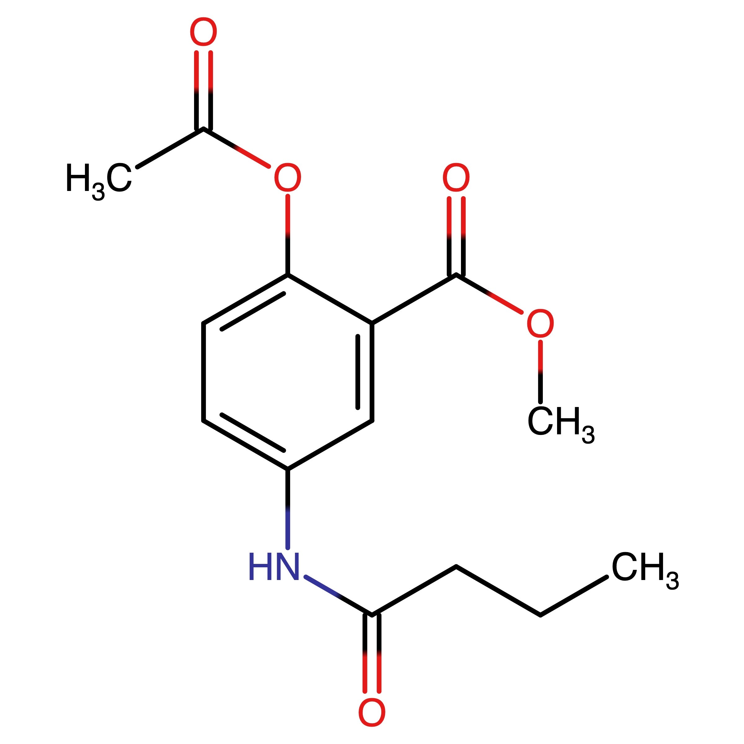 CAS RN 2750069-29-3 | Methyl 2-acetoxy-5-butyramidobenzoate
