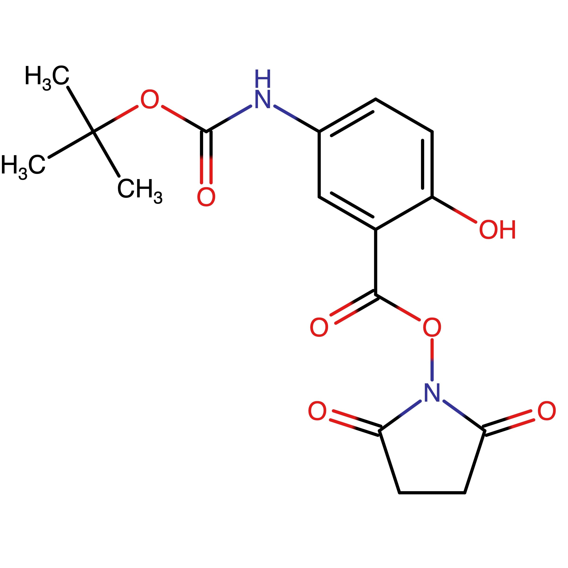CAS RN 2750069-35-1 | 2,5-Dioxopyrrolidin-1-yl 5-((tert-butoxycarbonyl)amino)-2-hydroxybenzoate