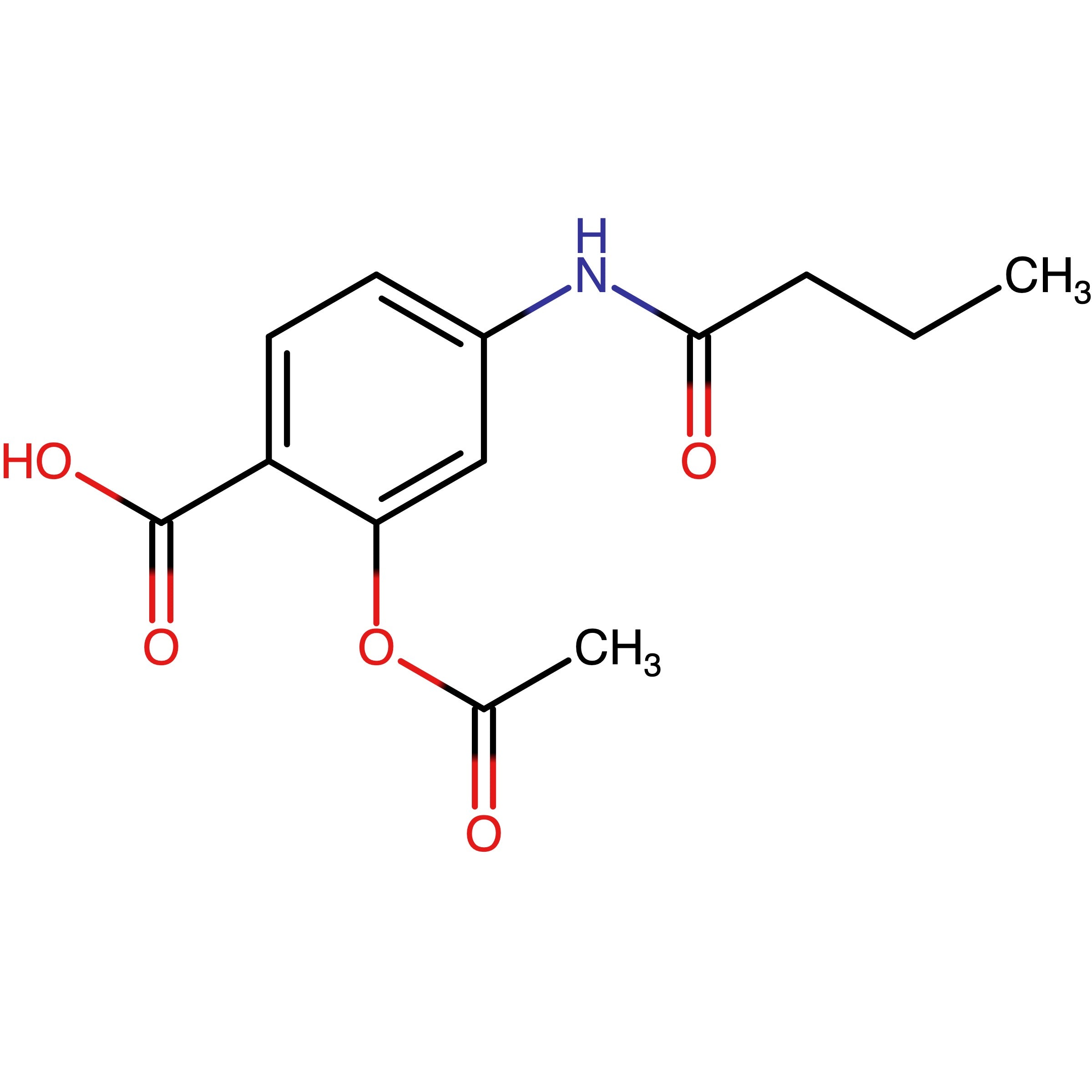 CAS RN 2750069-40-8 | 2-Acetoxy-4-butyramidobenzoic acid