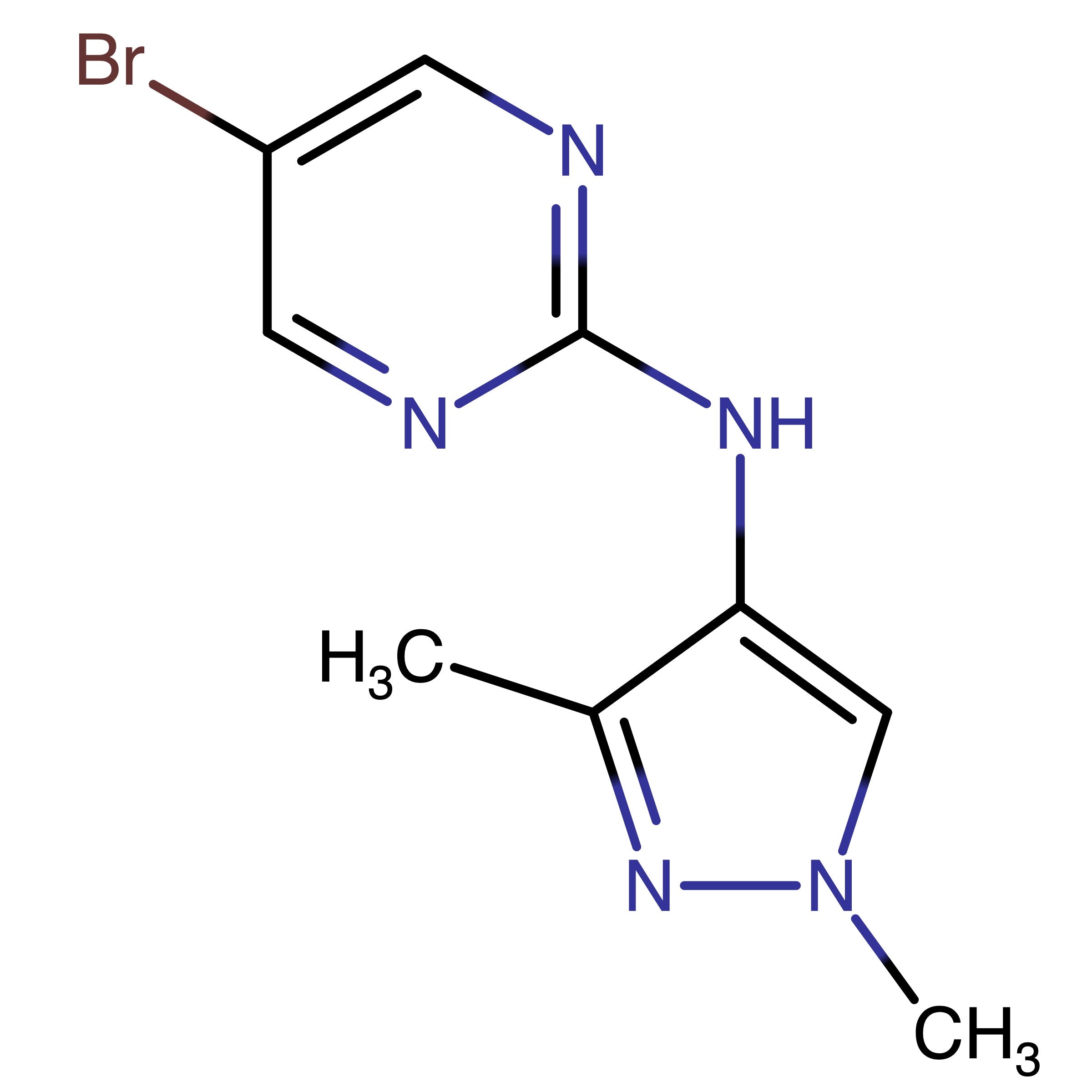 CAS RN 1594952-94-9 | 5-Bromo-N-(1,3-dimethyl-1H-pyrazol-4-yl)pyrimidin-2-amine