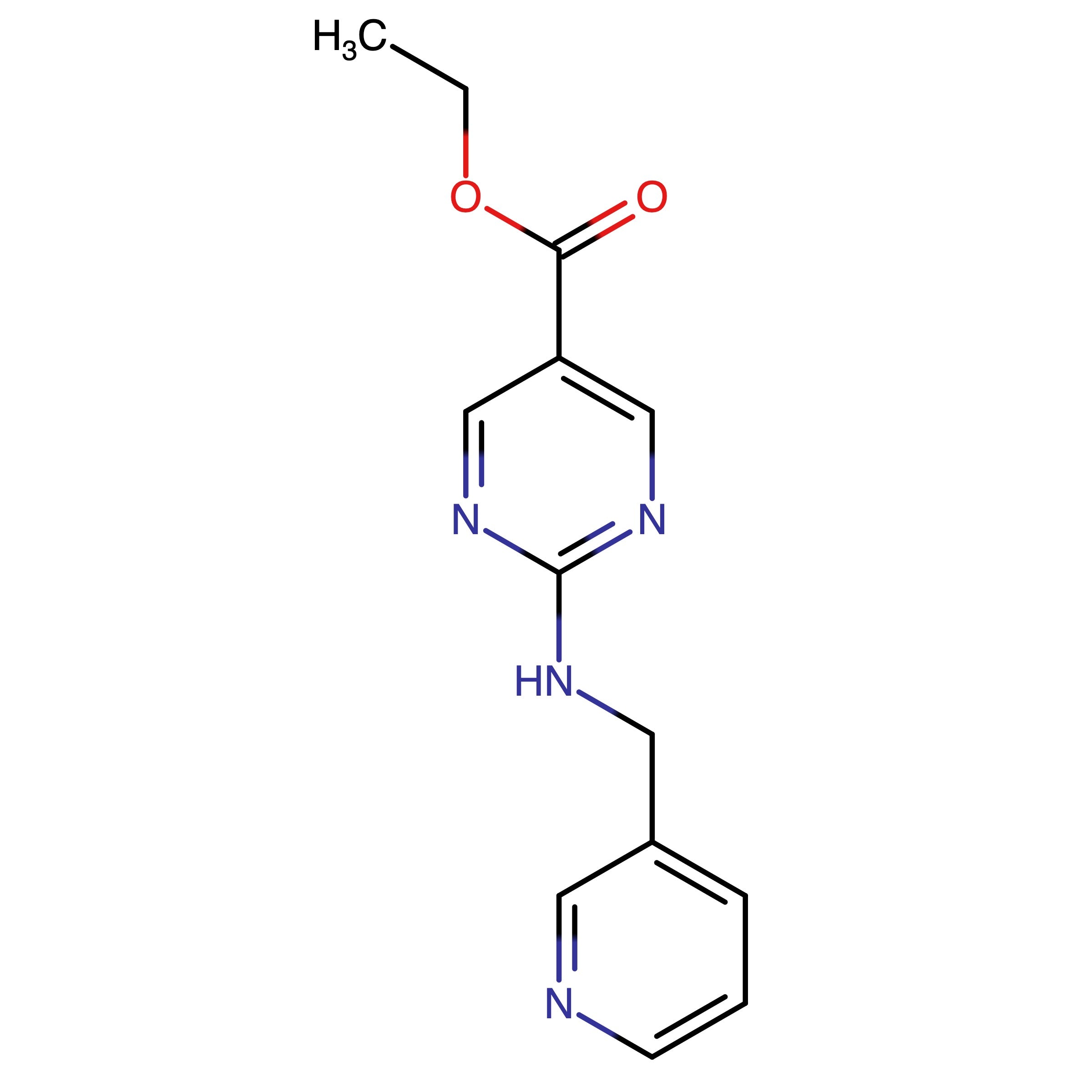CAS RN 2137923-37-4 | Ethyl 2-((pyridin-3-ylmethyl)amino)pyrimidine-5-carboxylate