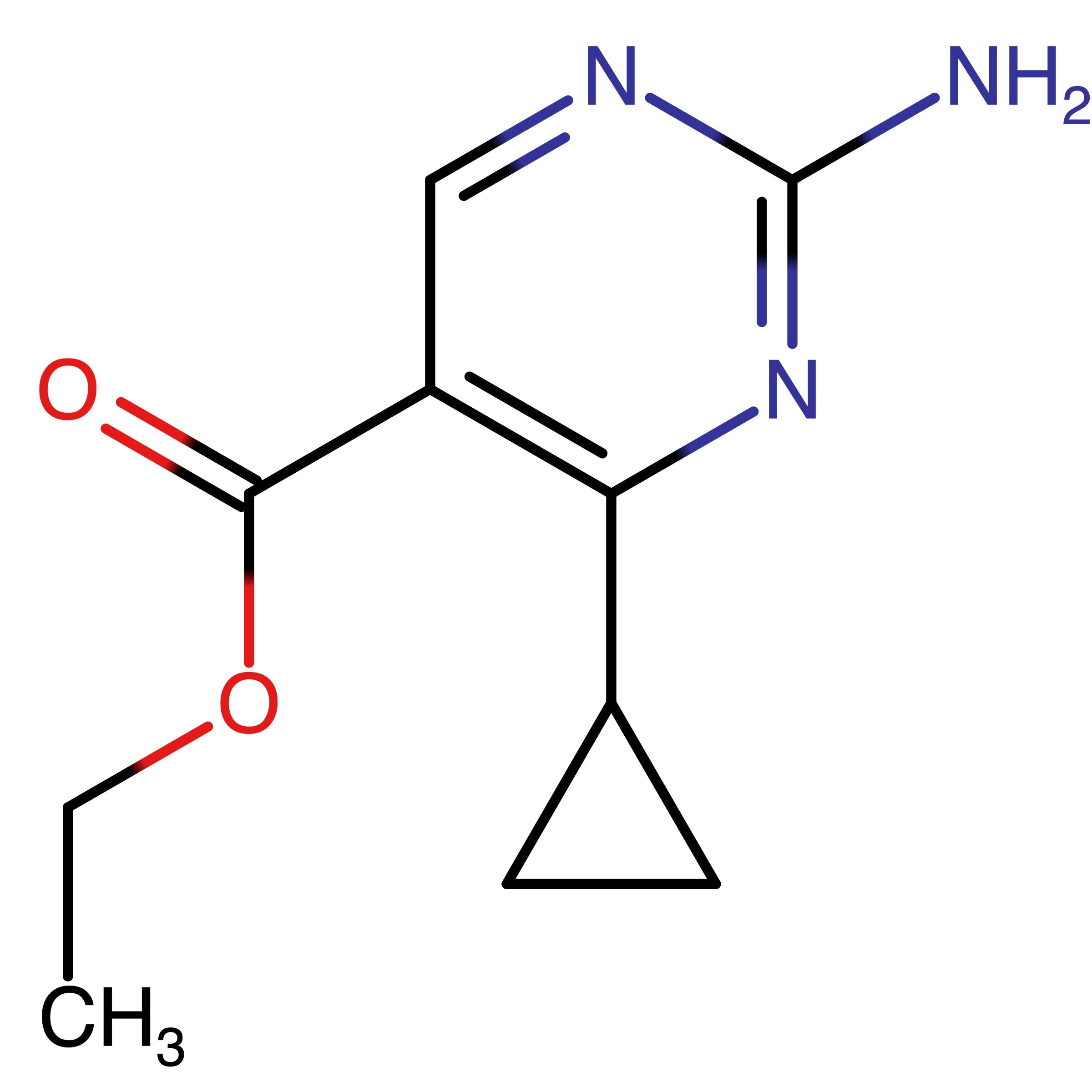 CAS RN 1601152-80-0 | Ethyl 2-amino-4-cyclopropylpyrimidine-5-carboxylate