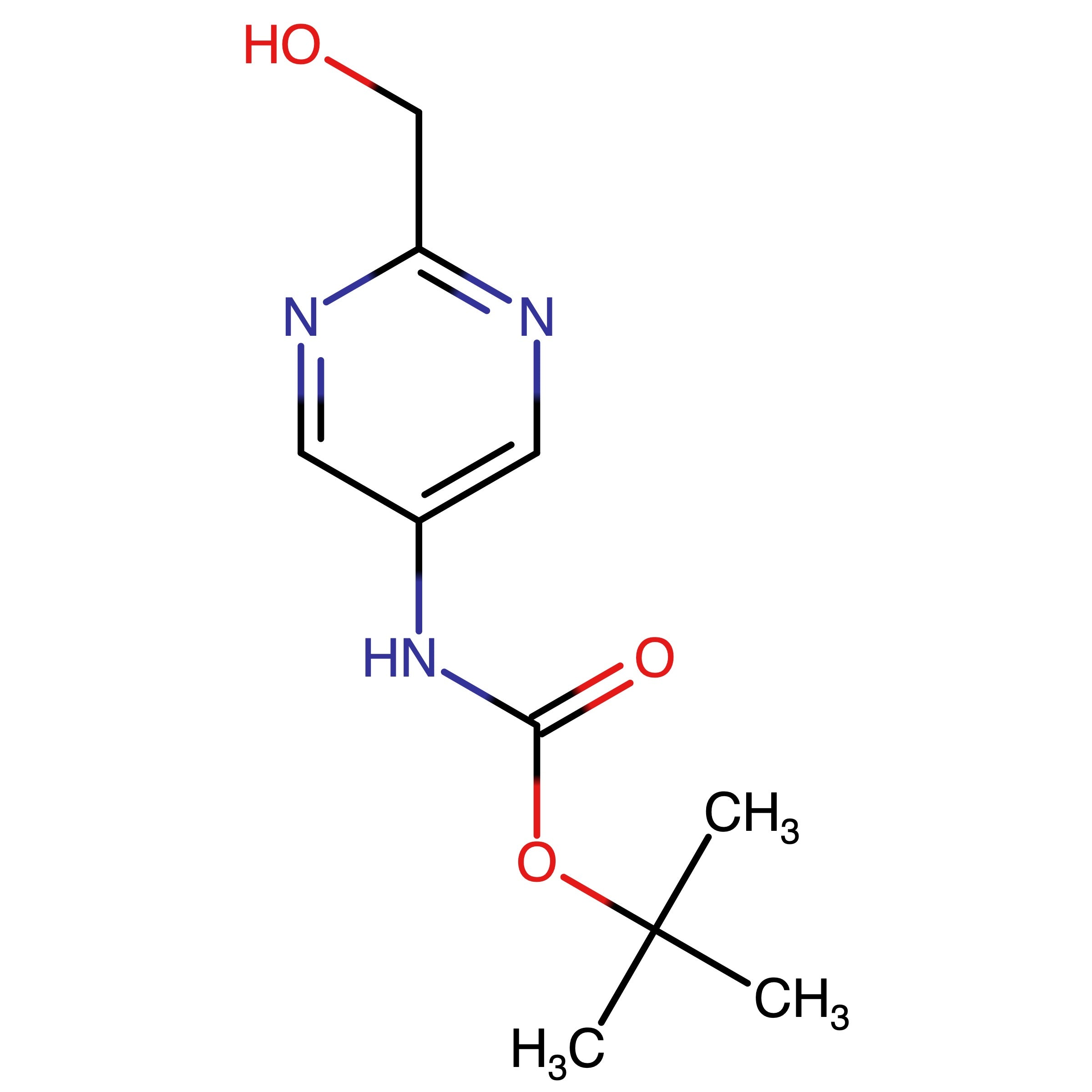 CAS RN 2137923-50-1 | tert-Butyl (2-(hydroxymethyl)pyrimidin-5-yl)carbamate
