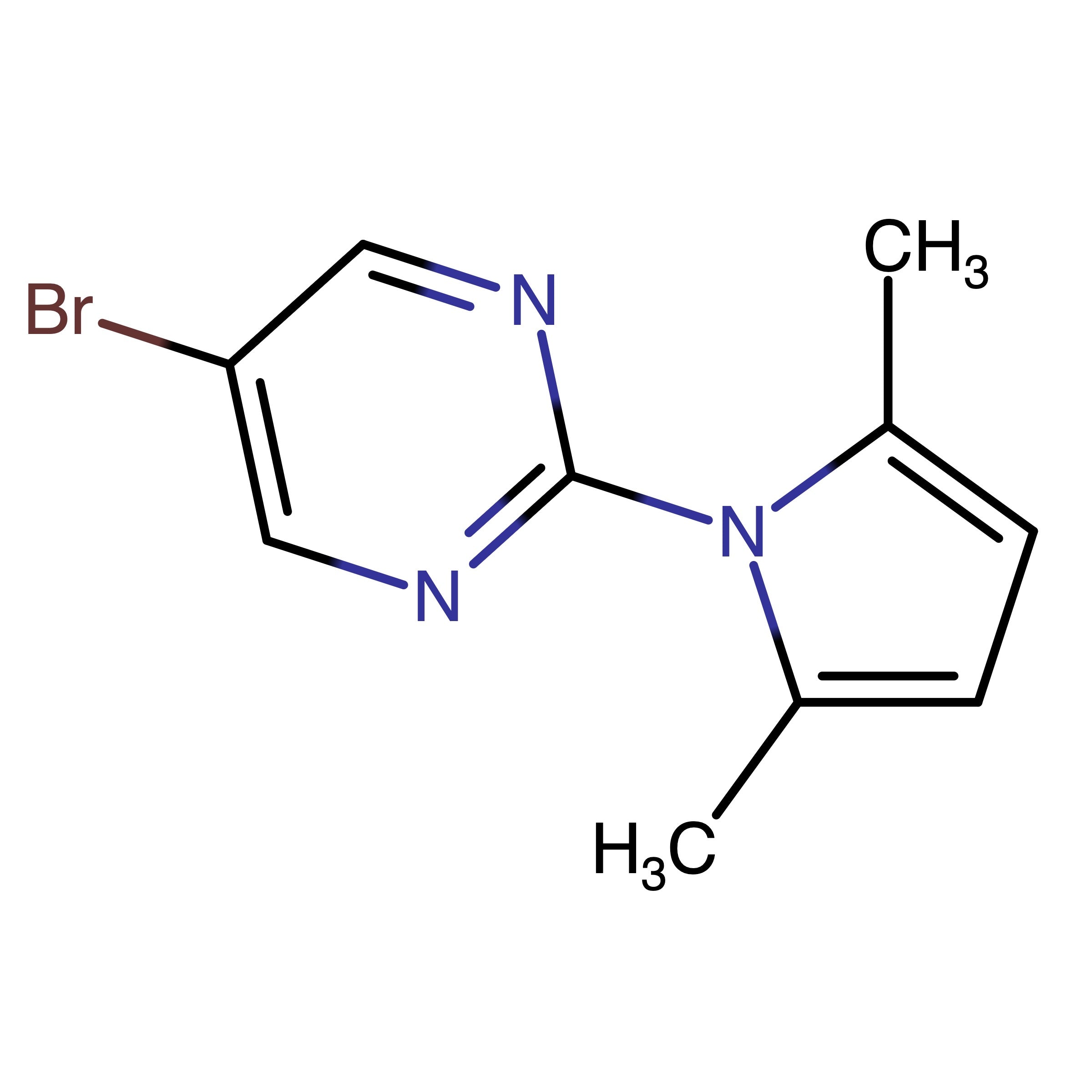 CAS RN 478258-81-0 | 5-Bromo-2-(2,5-dimethyl-1H-pyrrol-1-yl)pyrimidine | MFCD02082433