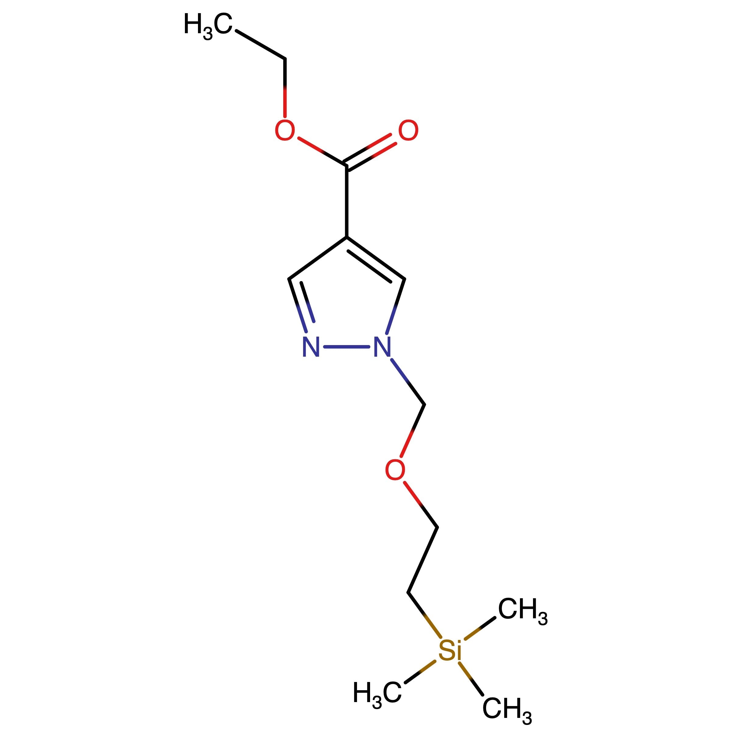 CAS RN 1125880-03-6 | Ethyl 1-((2-(trimethylsilyl)ethoxy)methyl)-1H-pyrazole-4-carboxylate
