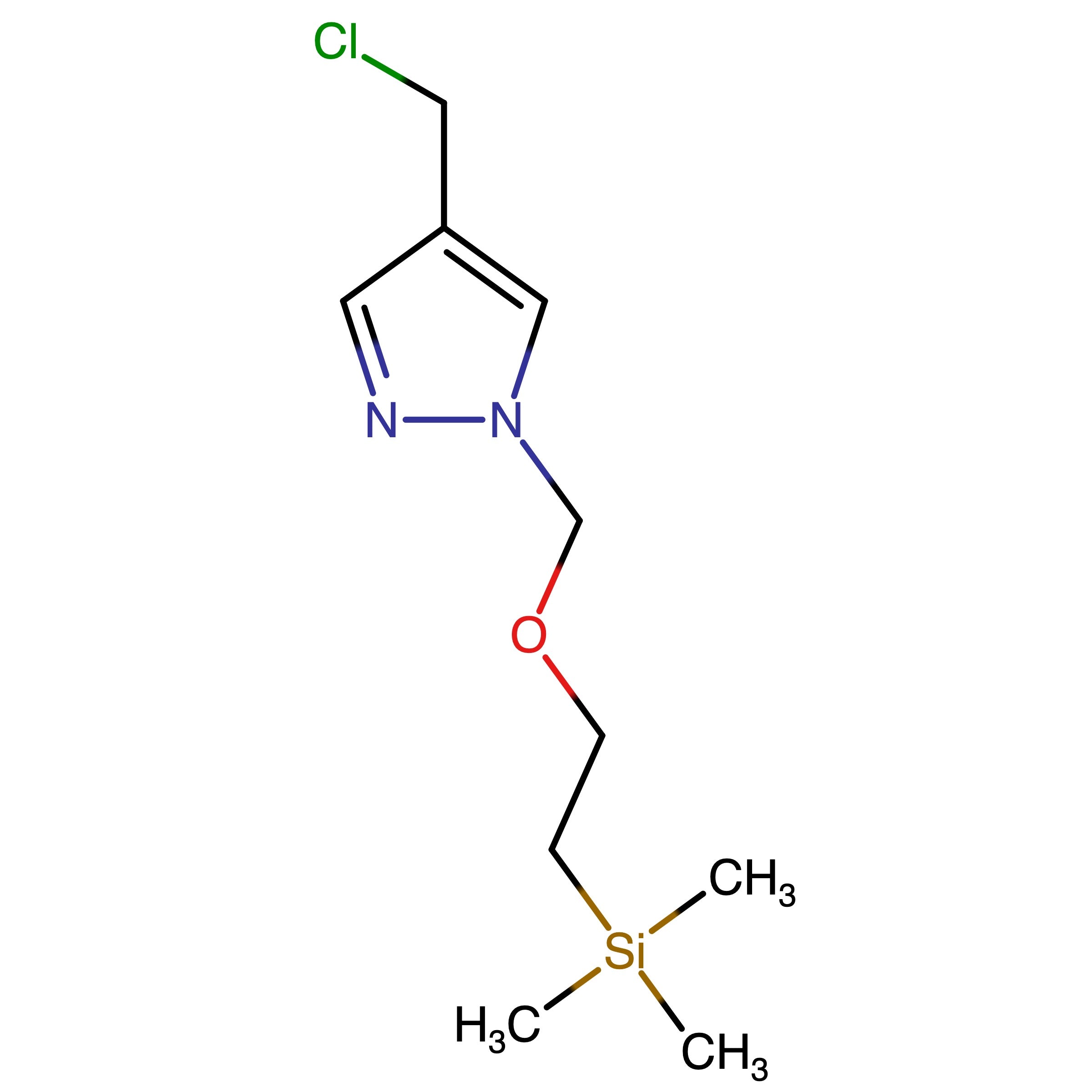 CAS RN 2137923-63-6 | 4-(Chloromethyl)-1-((2-(trimethylsilyl)ethoxy)methyl)-1H-pyrazole