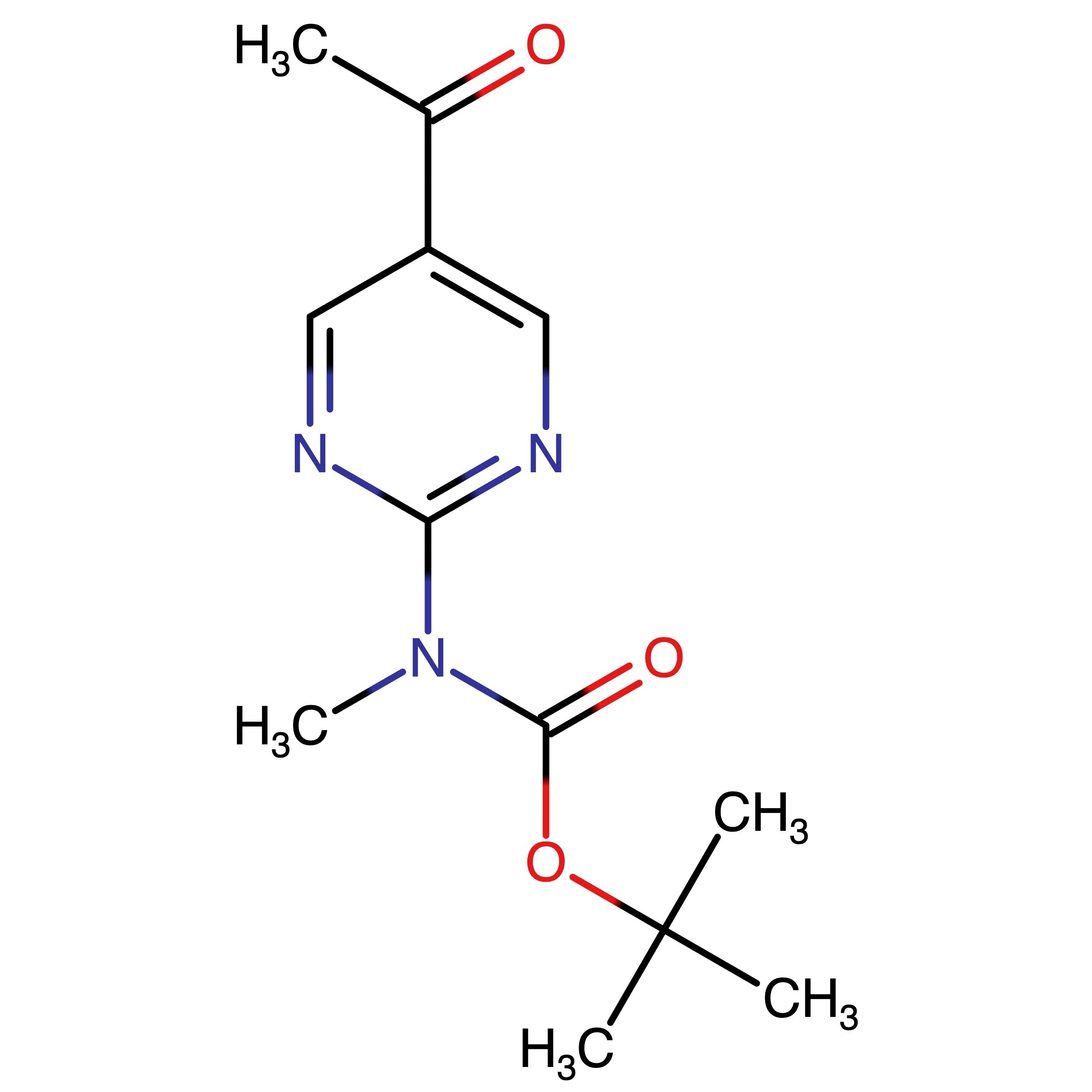 CAS RN 2137923-68-1 | tert-Butyl (5-acetylpyrimidin-2-yl)(methyl)carbamate