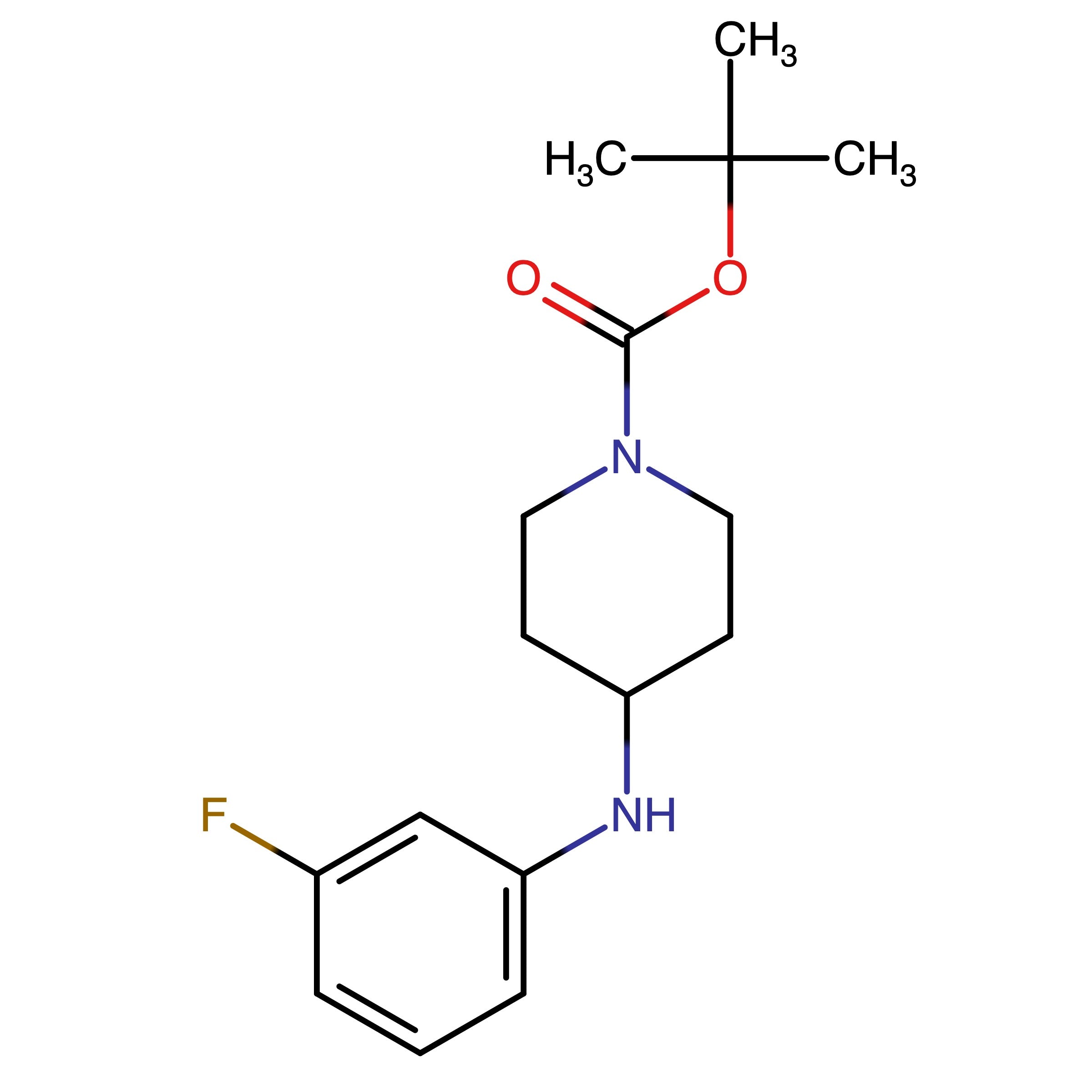 CAS RN 679409-18-8 | tert-Butyl 4-((3-fluorophenyl)amino)piperidine-1-carboxylate | MFCD07785989