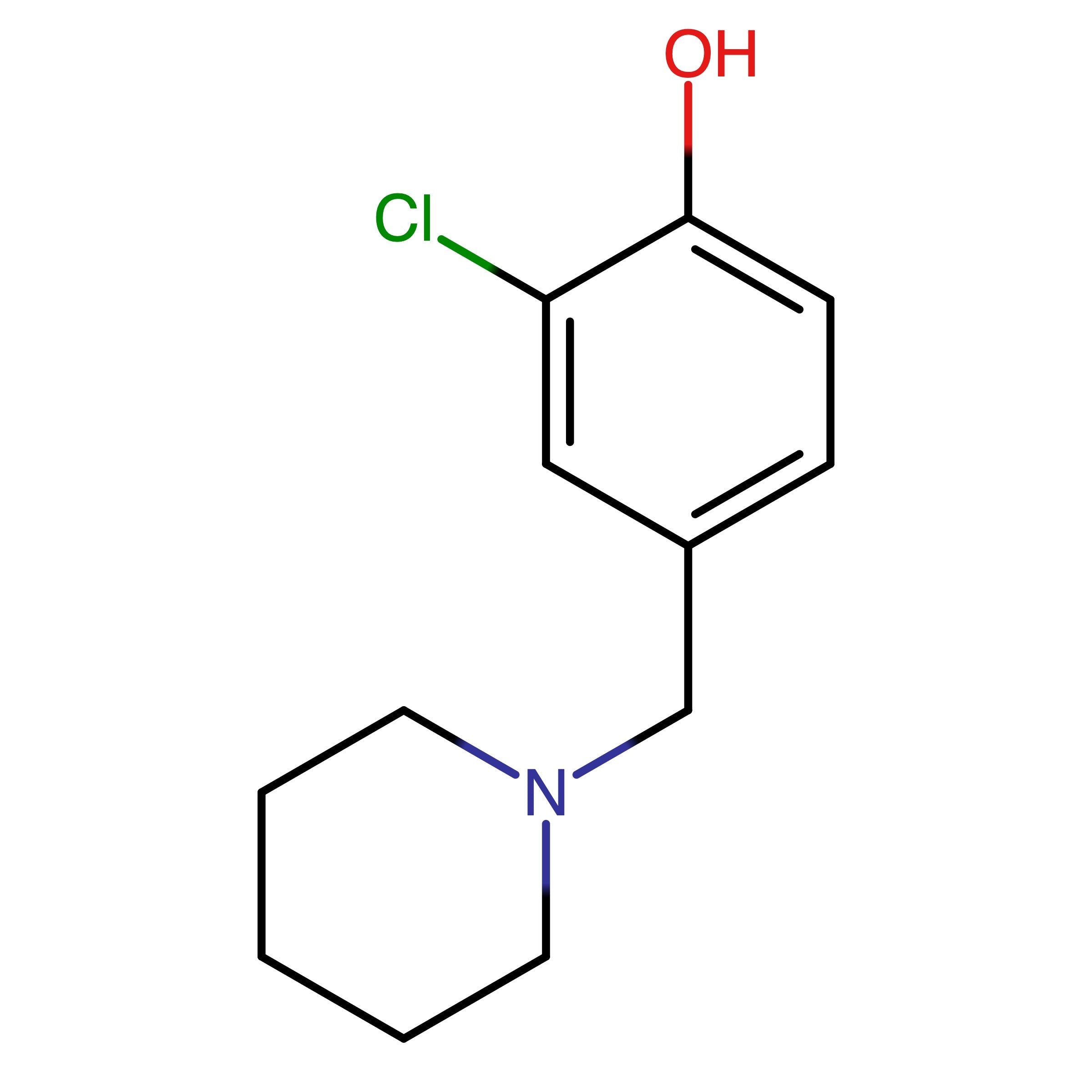 CAS RN 69245-90-5 | 2-Chloro-4-(piperidin-1-ylmethyl)phenol | MFCD24342761