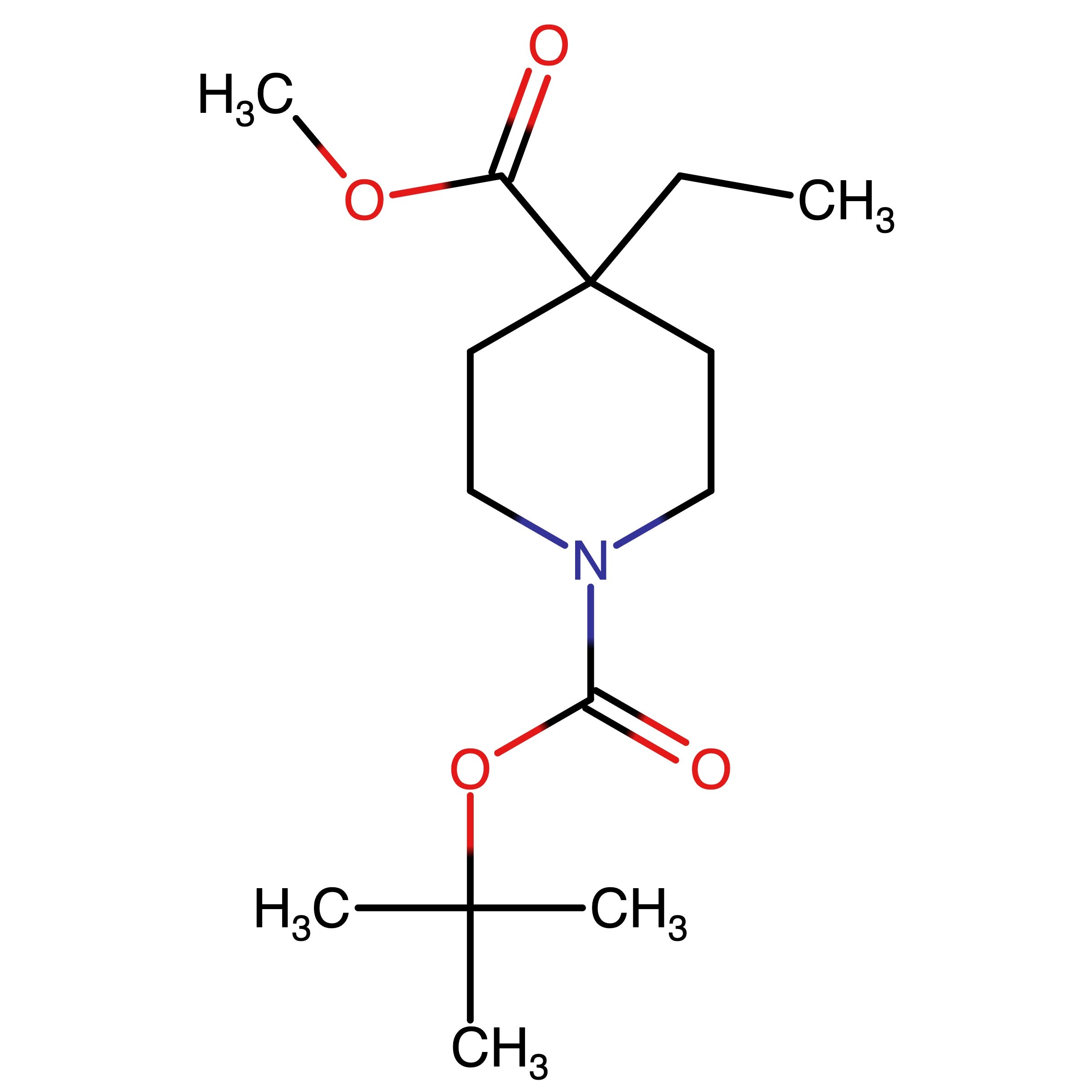 CAS 578021-55-3 | 1-tert-Butyl 4-methyl 4-ethylpiperidine-1,4-dicarboxylate | MFCD11977503