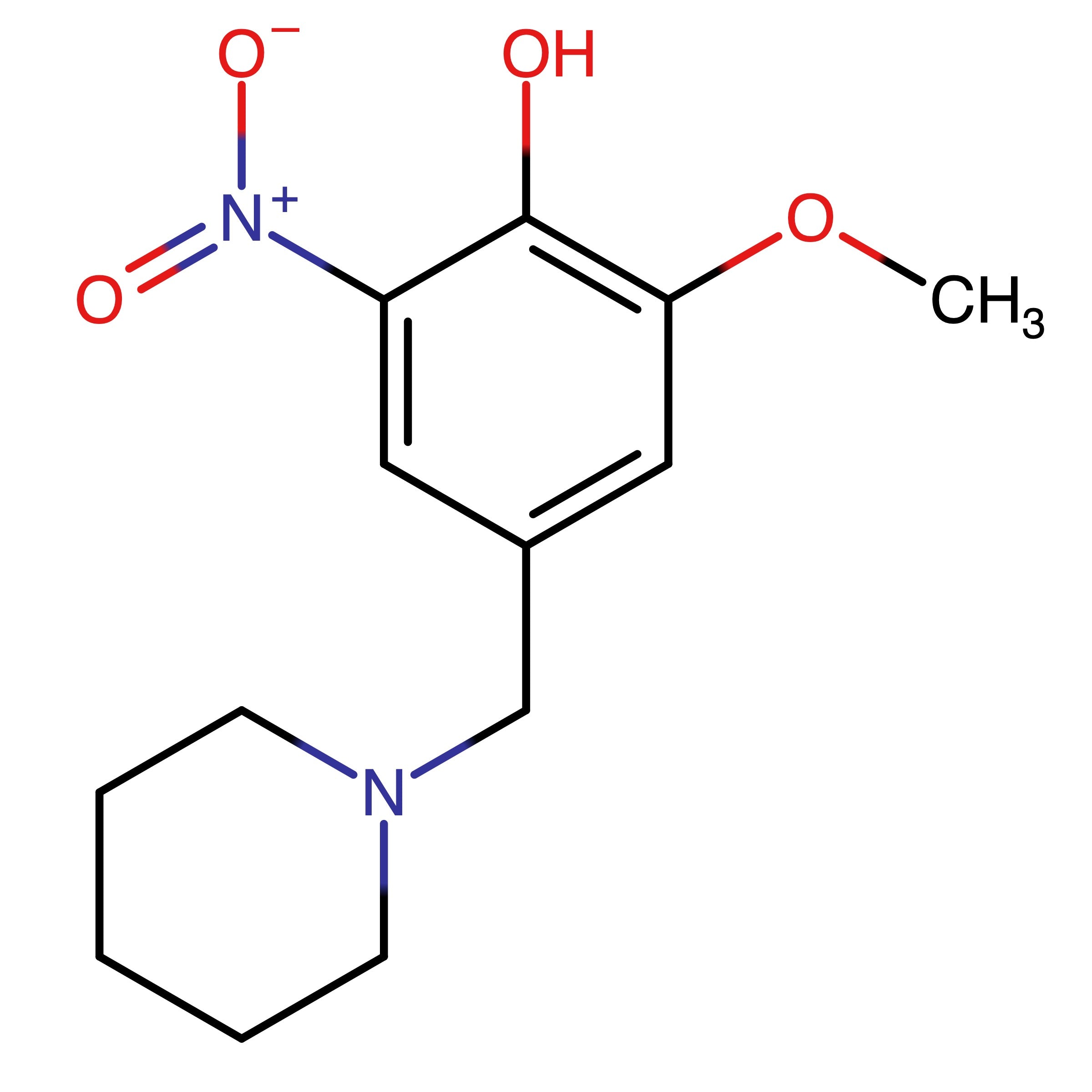 CAS RN 415957-61-8 | 2-Methoxy-6-nitro-4-(piperidin-1-ylmethyl)phenol