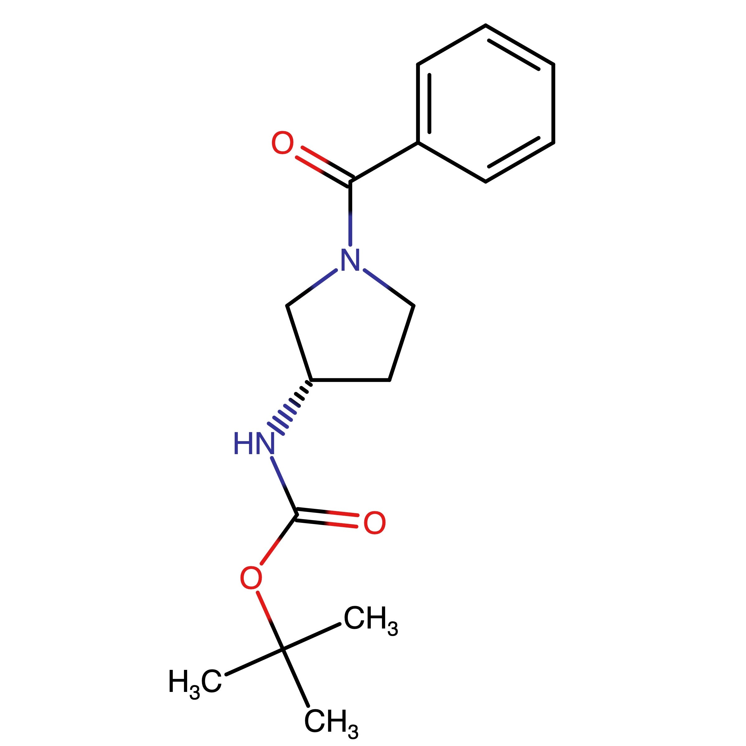 CAS RN 335280-43-8 | tert-Butyl (S)-(1-benzoylpyrrolidin-3-yl)carbamate | MFCD17014254