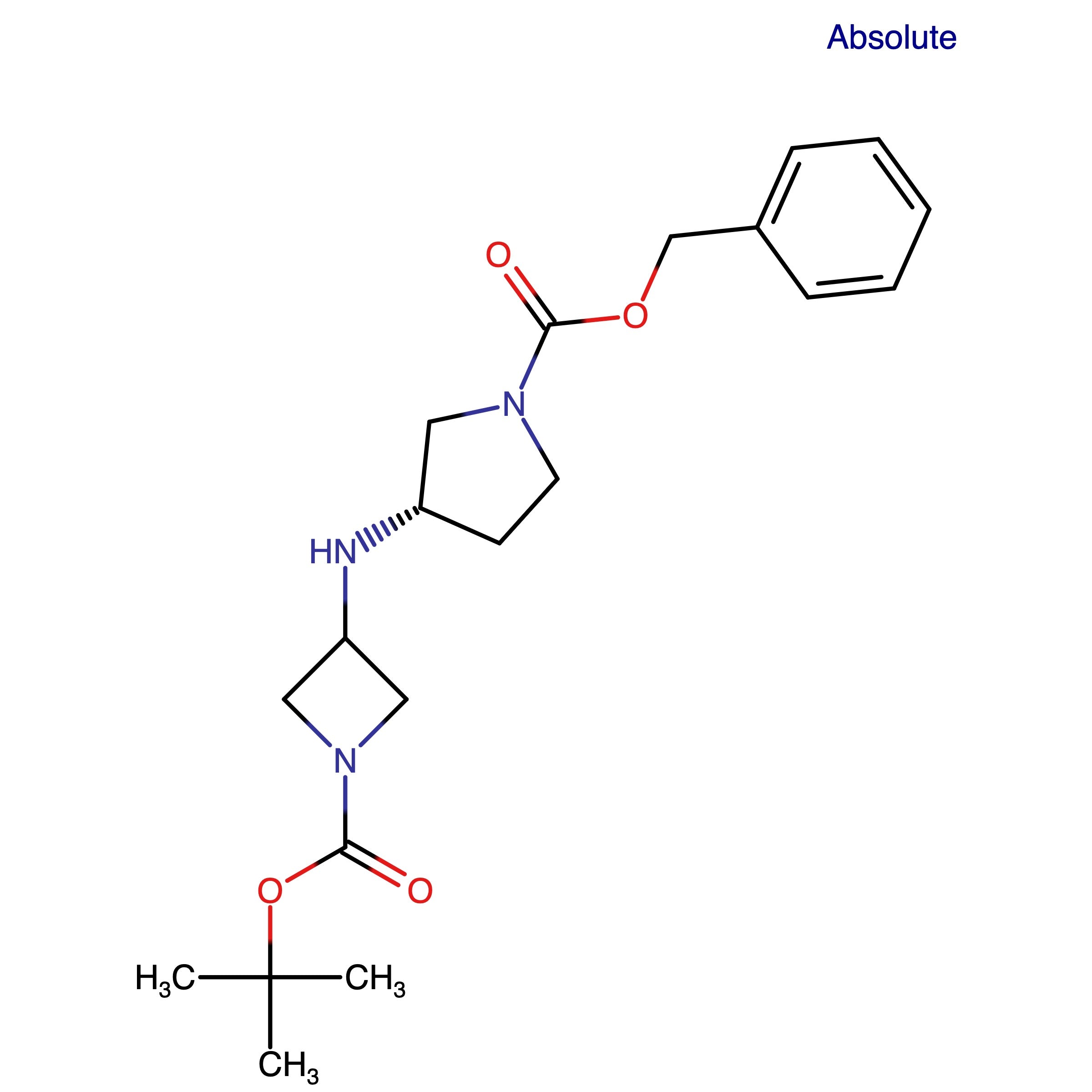CAS RN 1373525-67-7 | Benzyl (S)-3-((1-(tert-butoxycarbonyl)azetidin-3-yl)amino)pyrrolidine-1-carboxylate