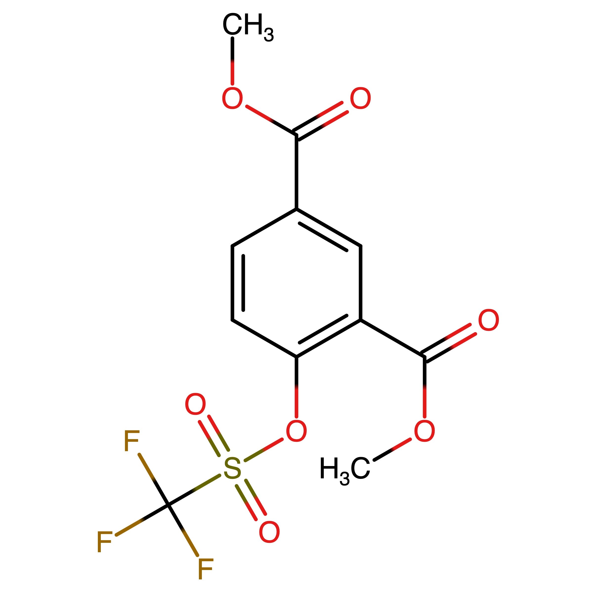 CAS RN 377082-05-8 | Dimethyl 4-(((trifluoromethyl)sulfonyl)oxy)isophthalate | MFCD07367819