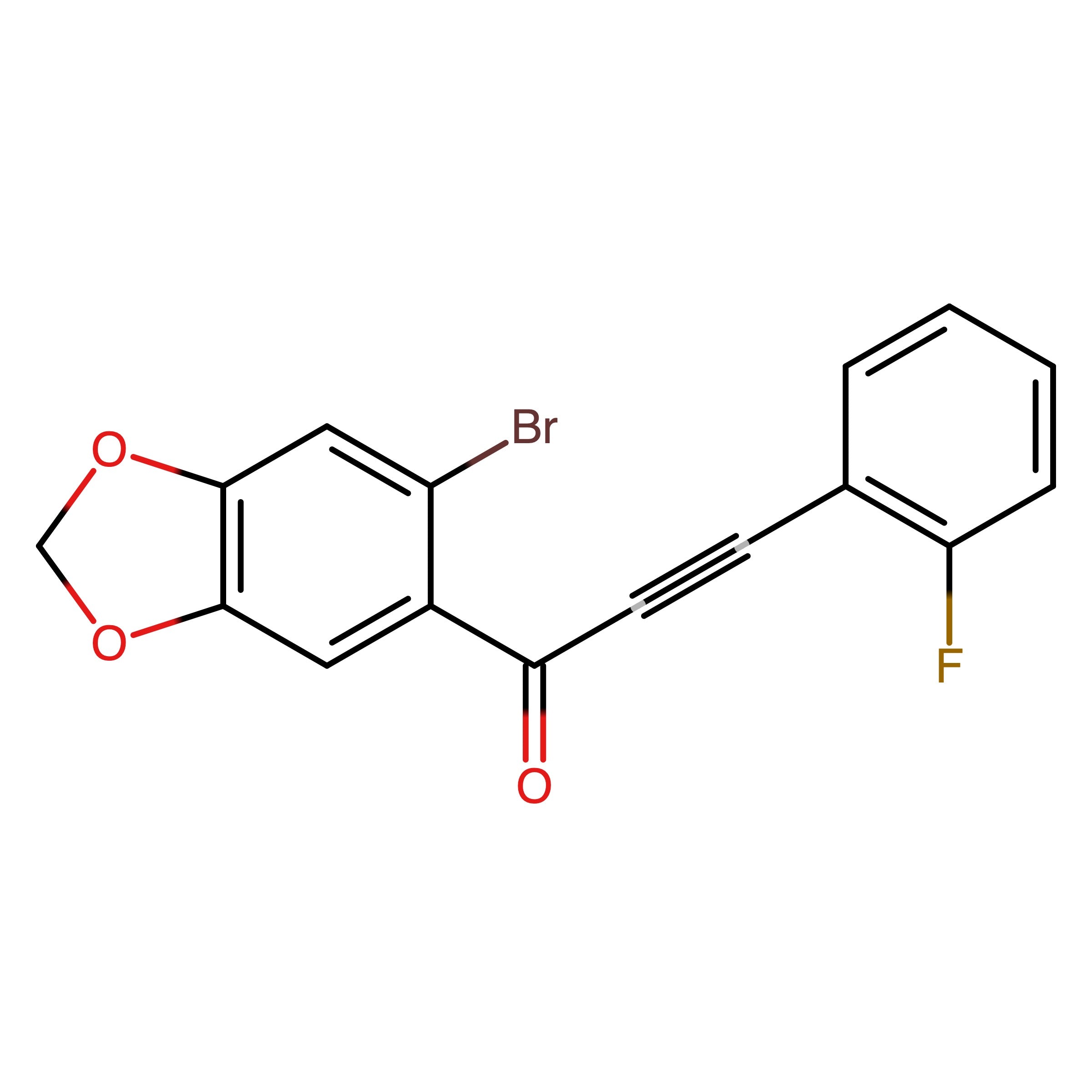 CAS RN 2411470-50-1 | 1-(6-Bromobenzo[d][1,3]dioxol-5-yl)-3-(2-fluorophenyl)prop-2-yn-1-one