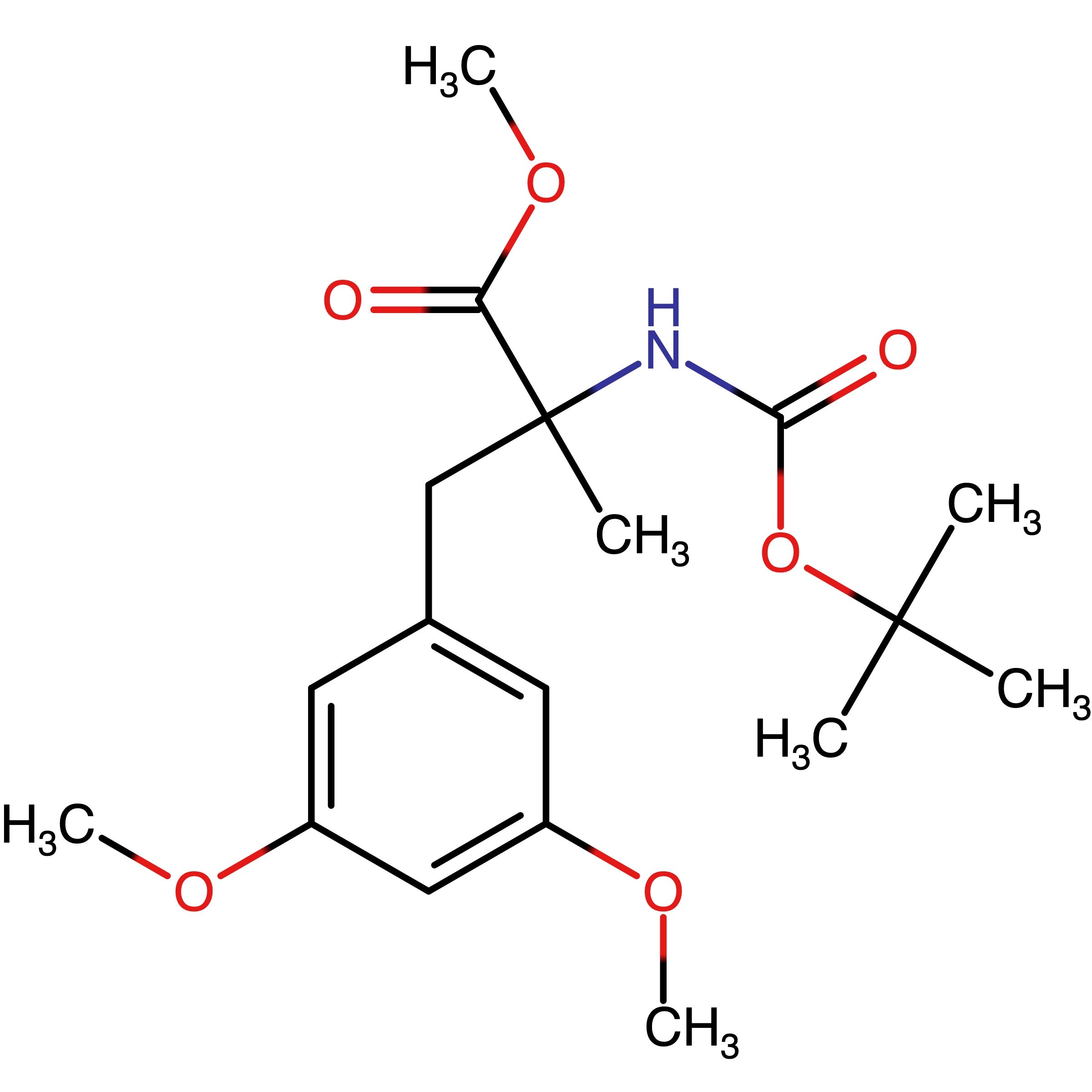 CAS RN 3037853-67-8 | Methyl 2-((tert-butoxycarbonyl)amino)-3-(3,5-dimethoxyphenyl)-2-methylpropanoate