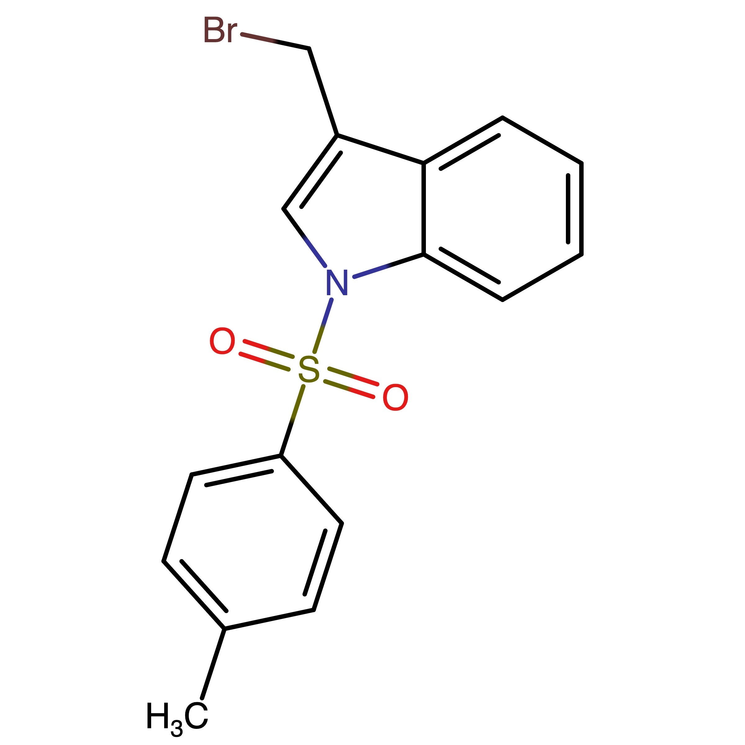 CAS RN 58550-81-5 | 3-(Bromomethyl)-1-tosyl-1H-indole | MFCD26401072