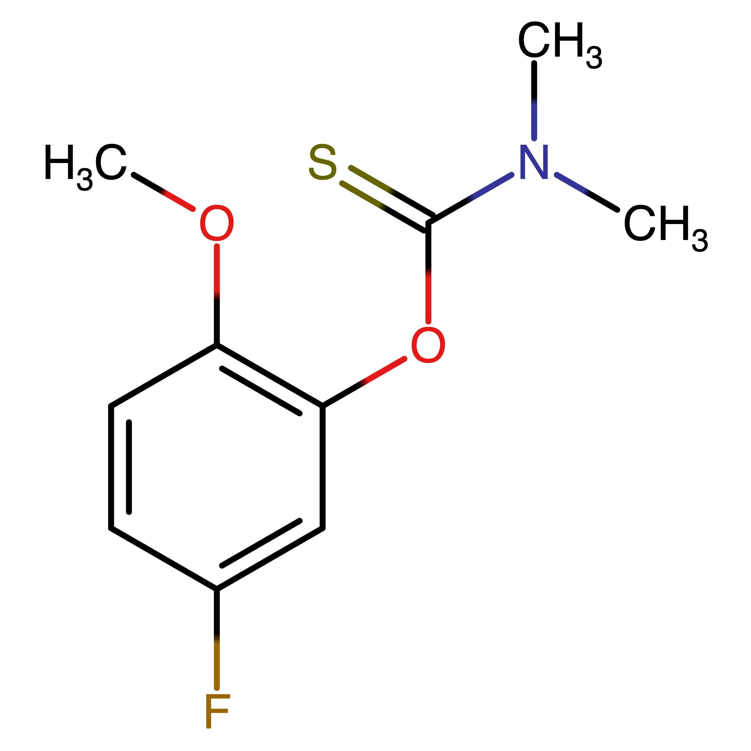 CAS RN 2301867-57-0 | O-(5-Fluoro-2-methoxyphenyl)-N,N-dimethylthiocarbamate
