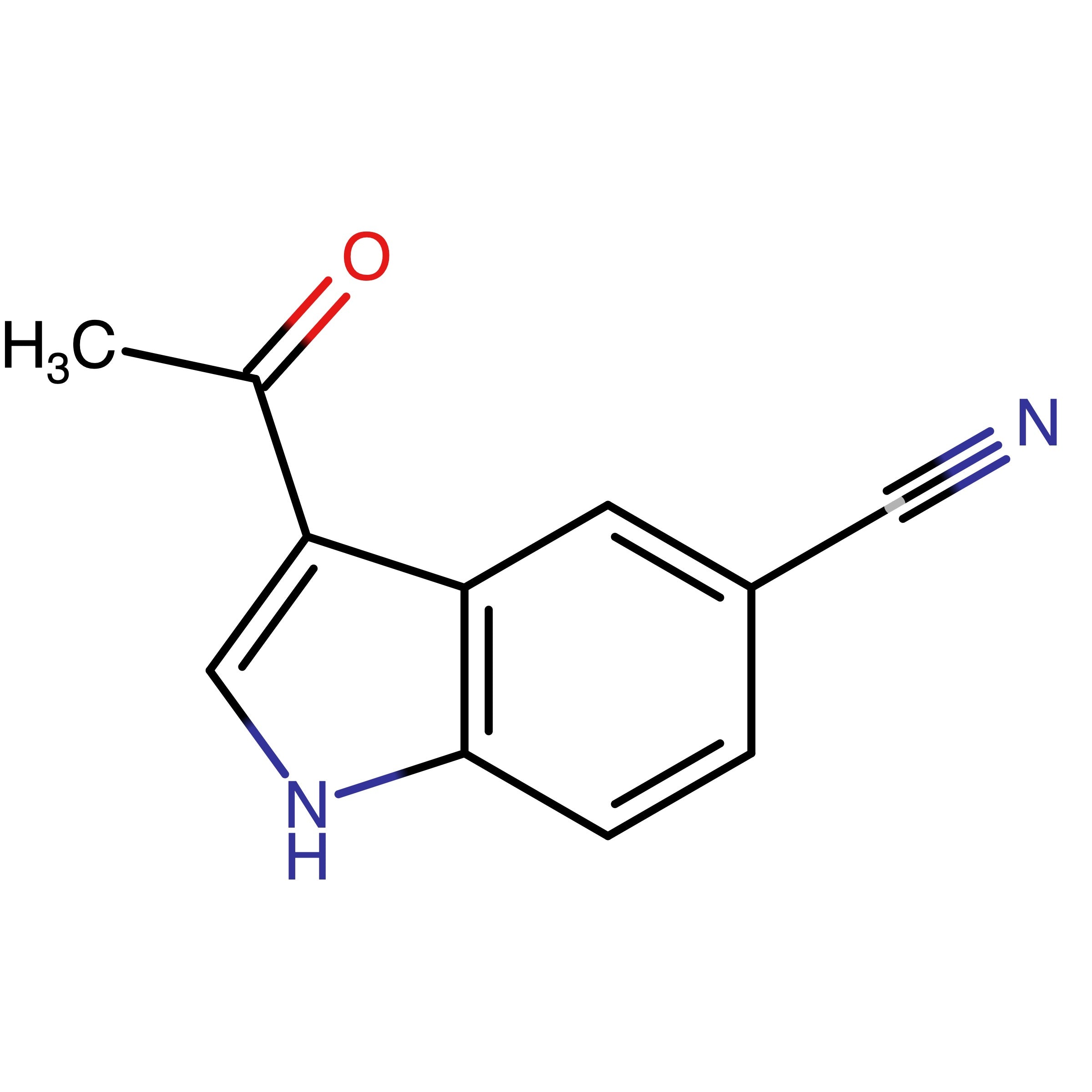 CAS RN 17380-19-7 | 3-Acetyl-1H-indole-5-carbonitrile