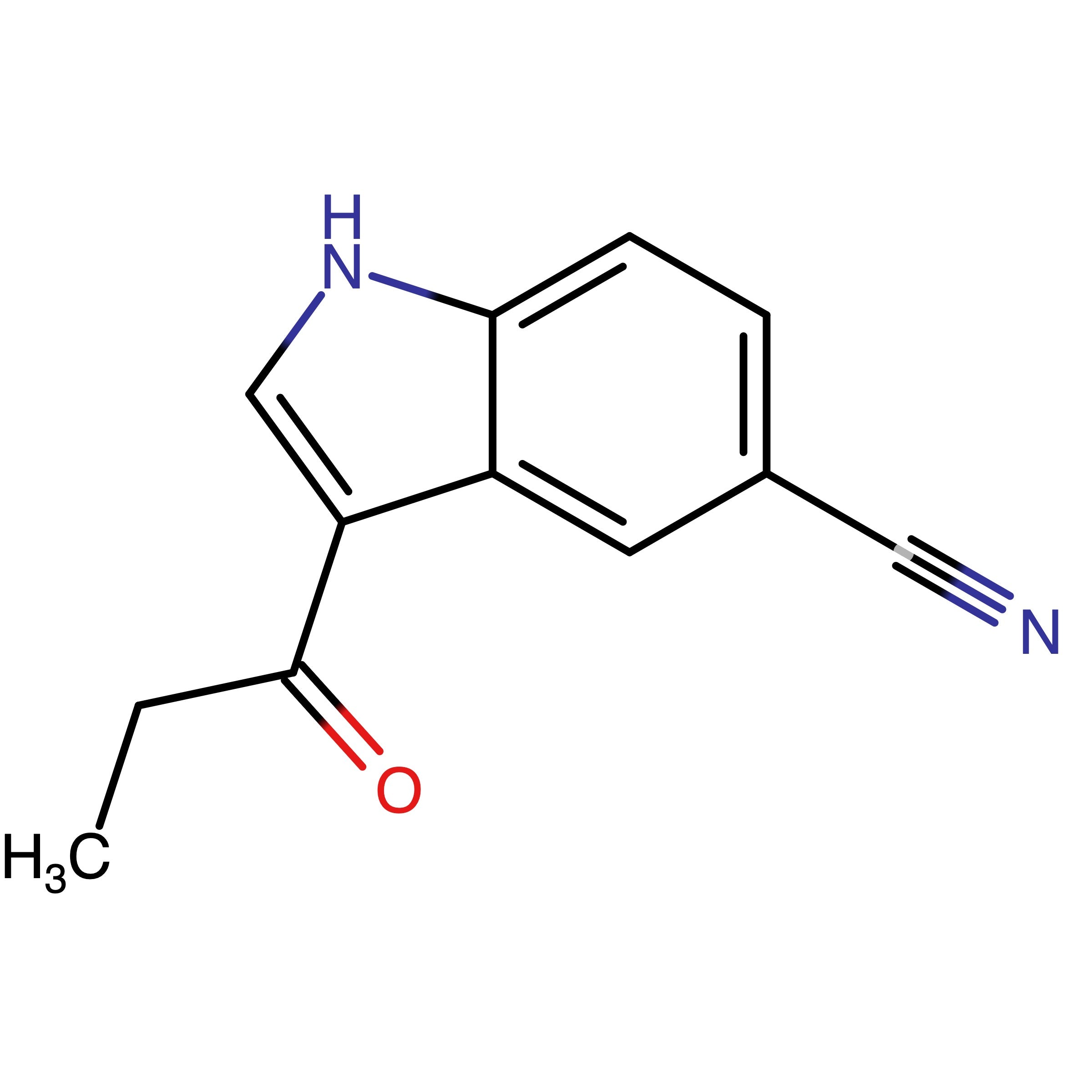 CAS RN 17380-20-0 | 3-Propionyl-1H-indole-5-carbonitrile