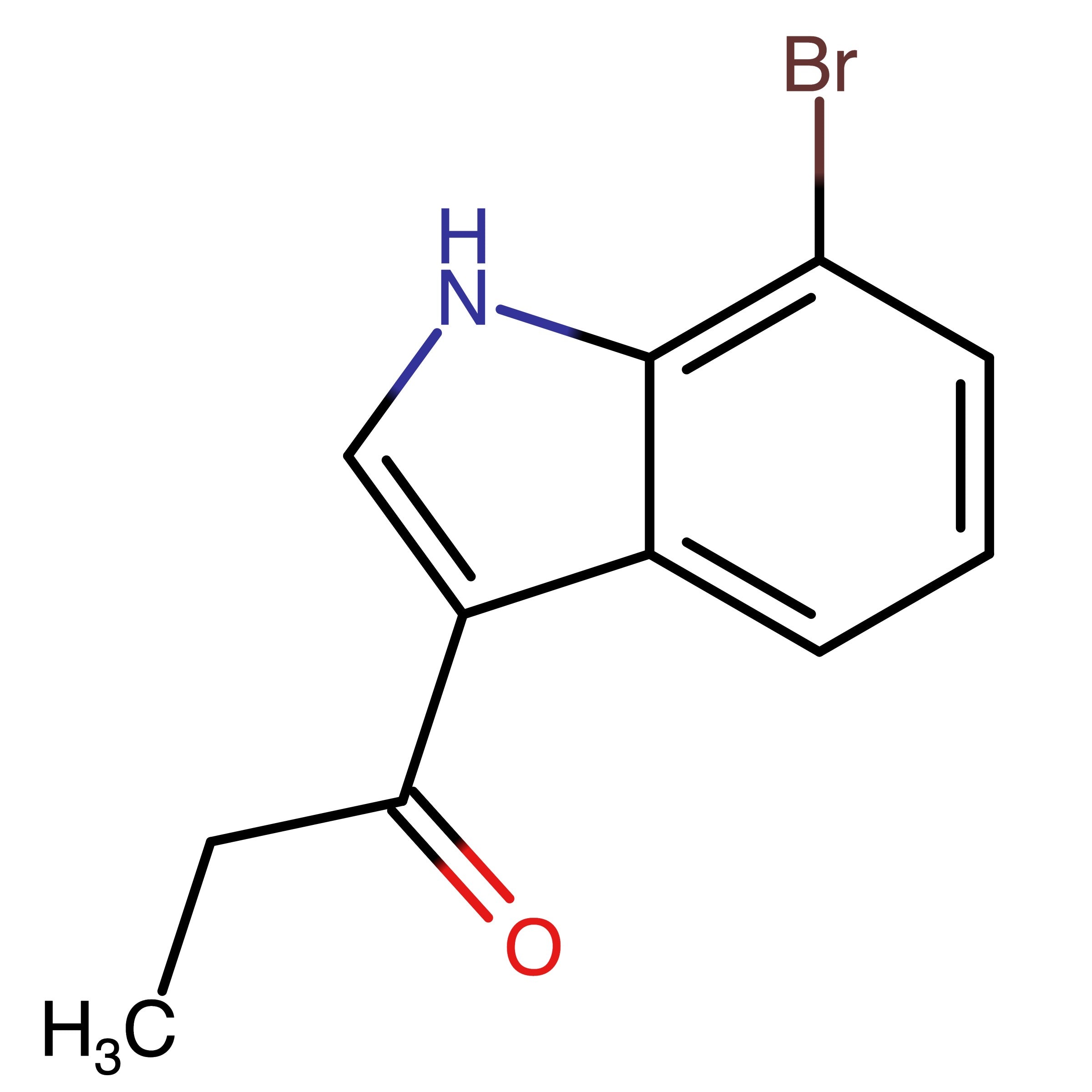 CAS RN 179473-61-1 | 1-(7-Bromo-1H-indol-3-yl)propan-1-one