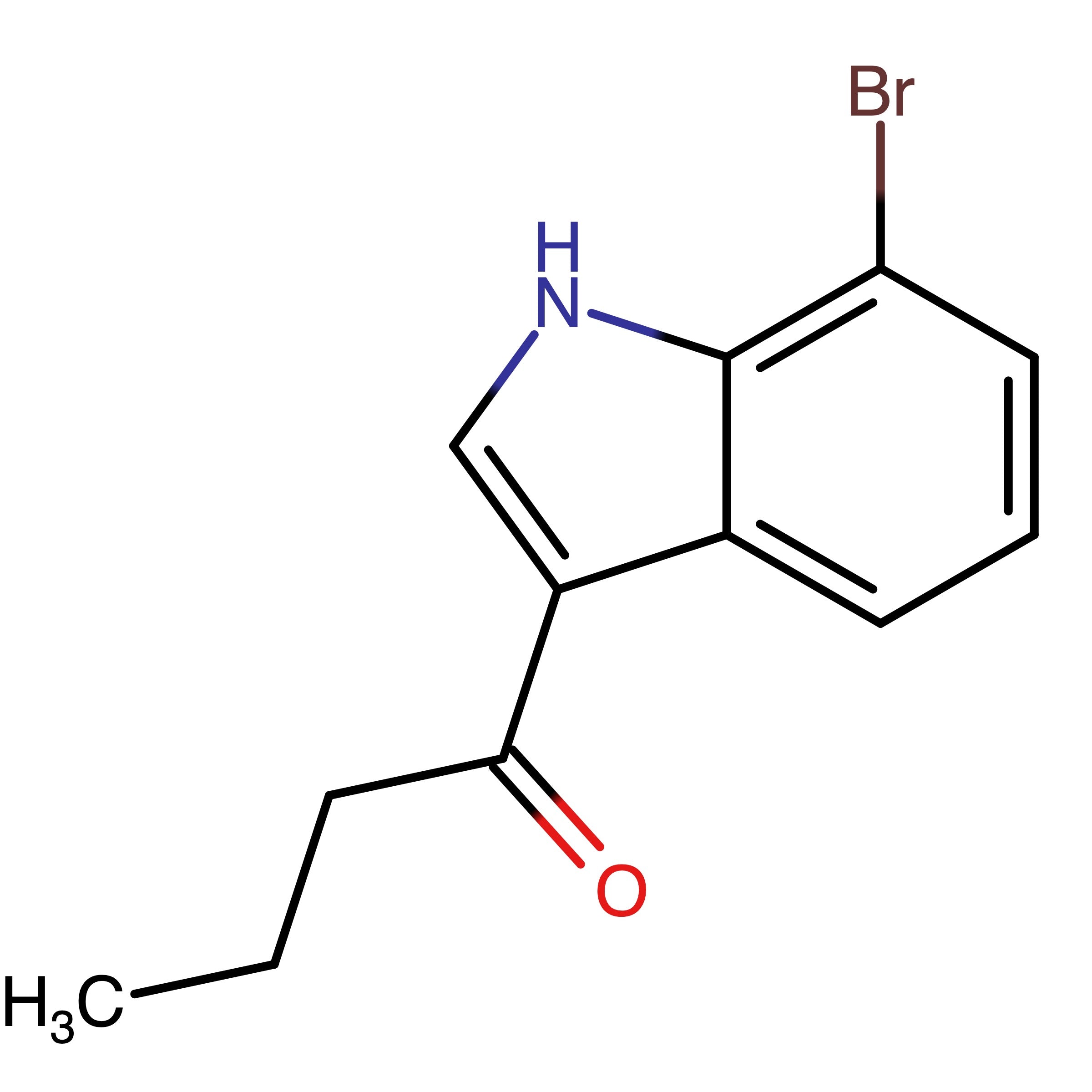 CAS RN 2160215-40-5 | 1-(7-Bromo-1H-indol-3-yl)butan-1-one
