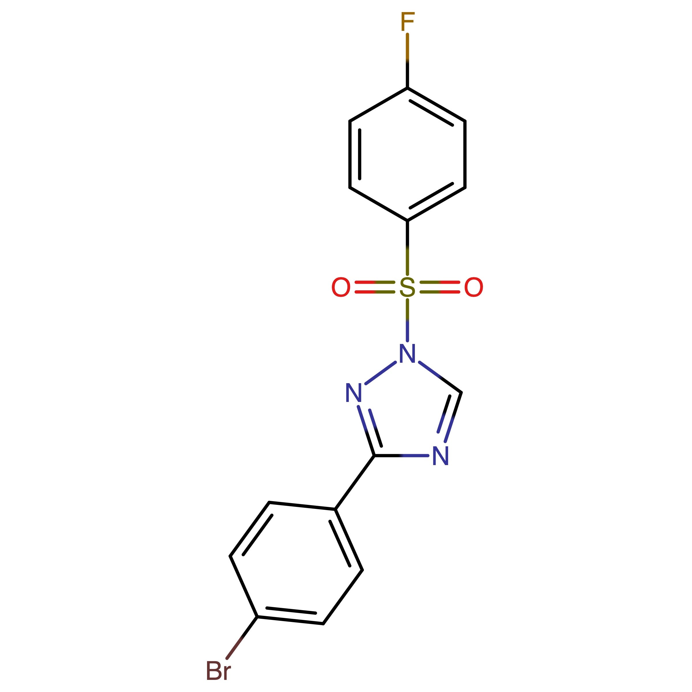 CAS RN 2429964-44-1 | 3-(4-Bromophenyl)-1-((4-fluorophenyl)sulfonyl)-1H-1,2,4-triazole