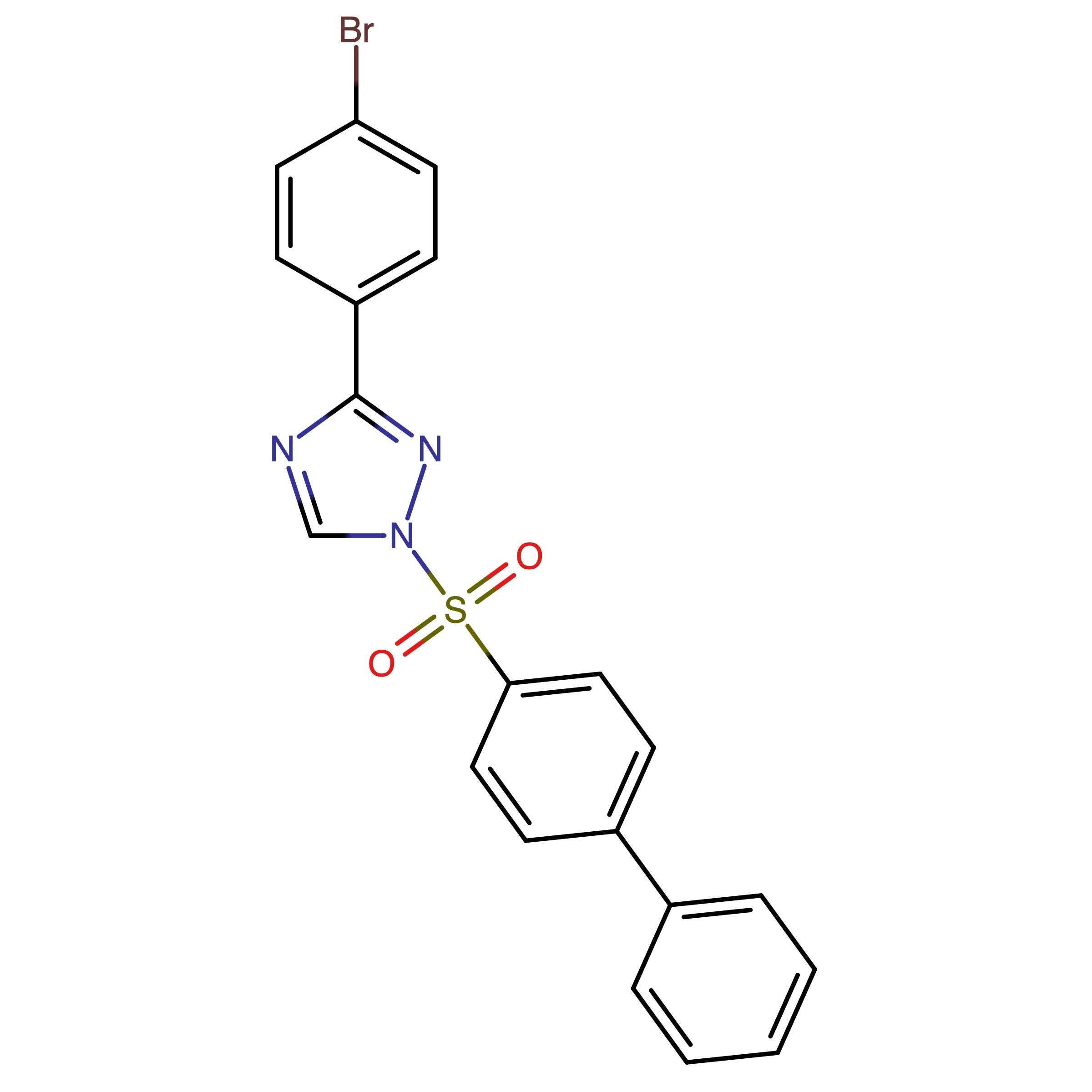 CAS RN 2451978-30-4 | 1-([1,1-Biphenyl]-4-ylsulfonyl)-3-(4-bromophenyl)-1H-1,2,4-triazole