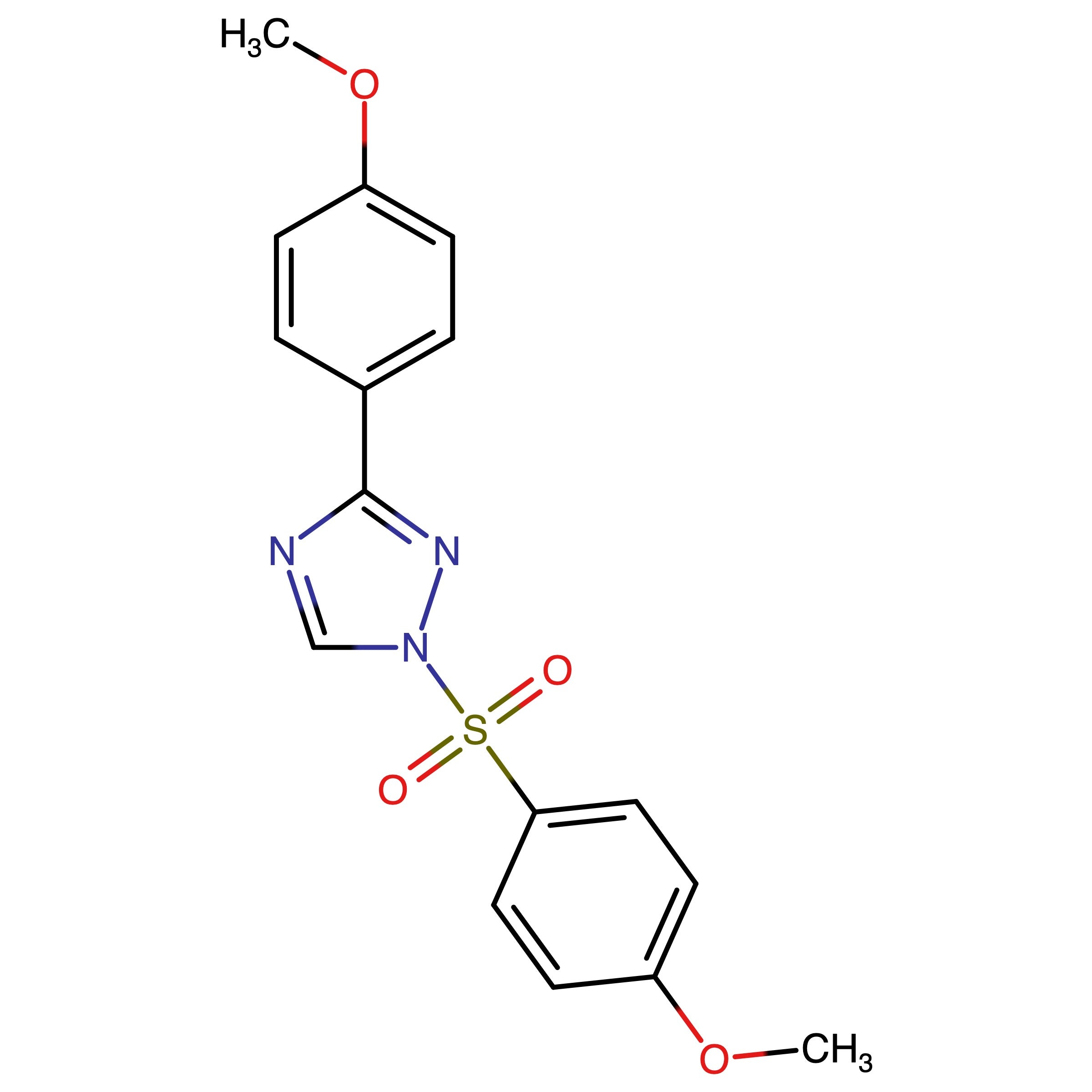 CAS RN 2429963-09-5 | 3-(4-Methoxyphenyl)-1-((4-methoxyphenyl)sulfonyl)-1H-1,2,4-triazole