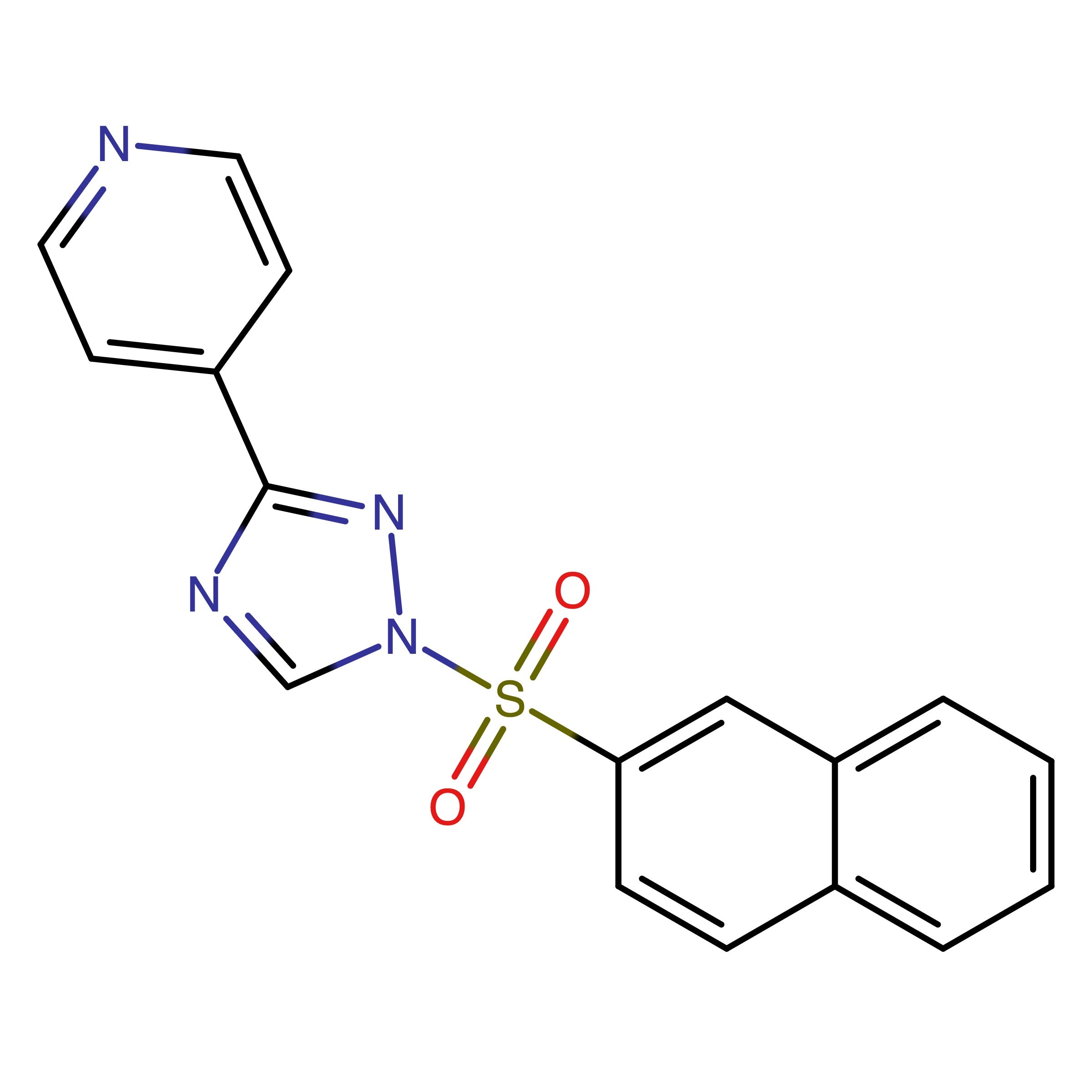 CAS RN 2451978-36-0 | 4-(1-(Naphthalen-2-ylsulfonyl)-1H-1,2,4-triazol-3-yl)pyridine
