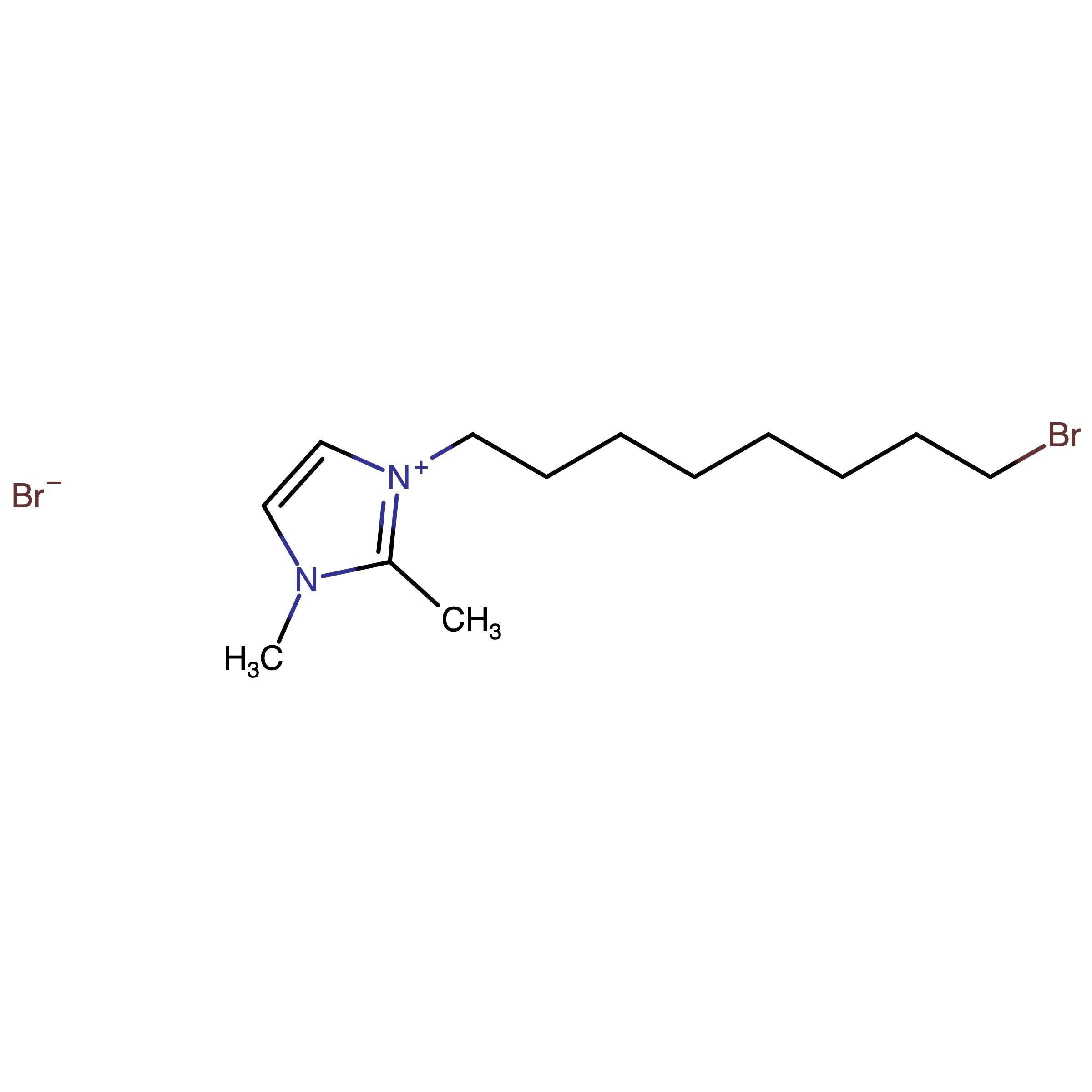 CAS RN 1380508-22-4 | 3-(6-Bromooctyl)-1,2-dimethylimidazolium bromide