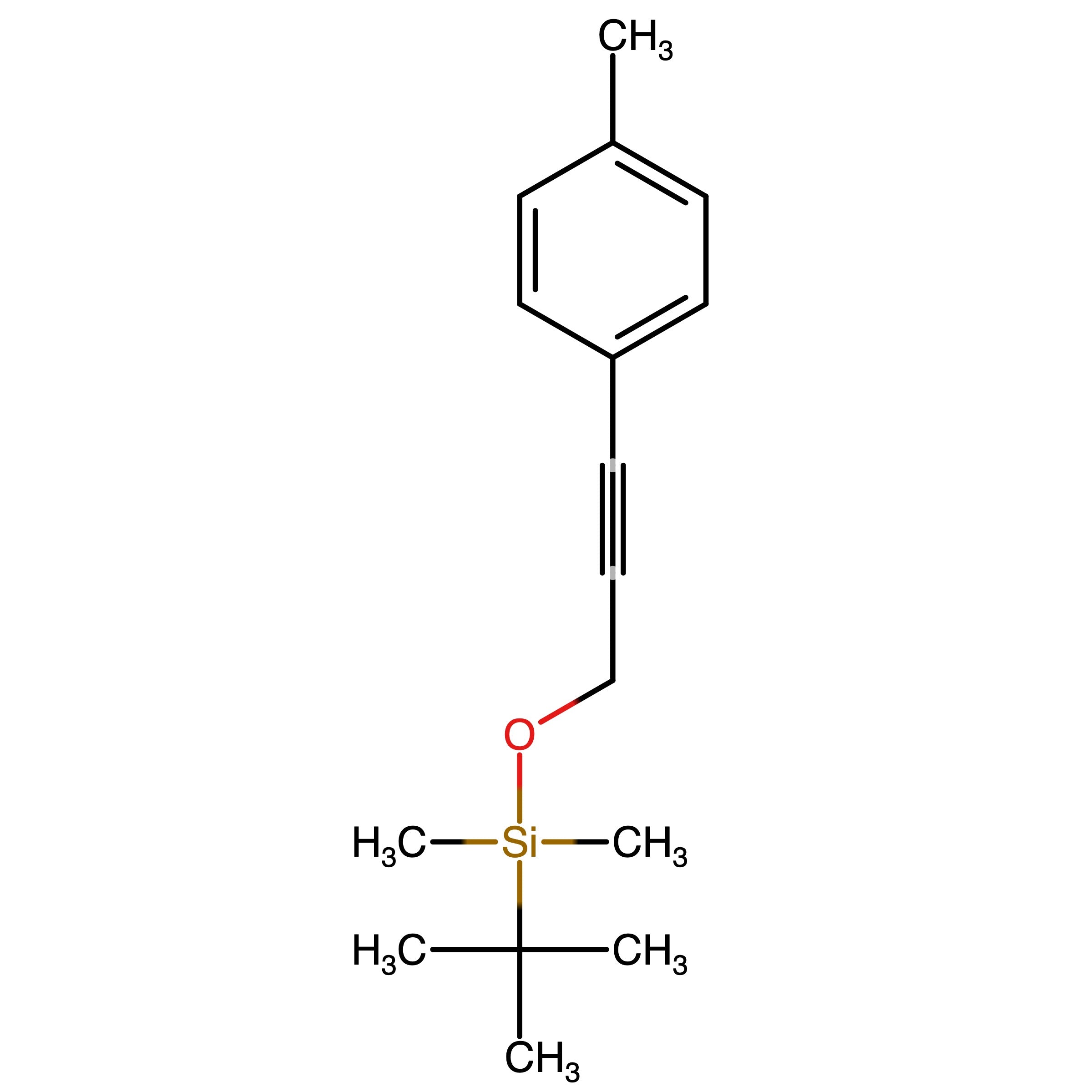 CAS RN 321555-12-8 | tert-Butyldimethyl((3-(p-tolyl)prop-2-yn-1-yl)oxy)silane