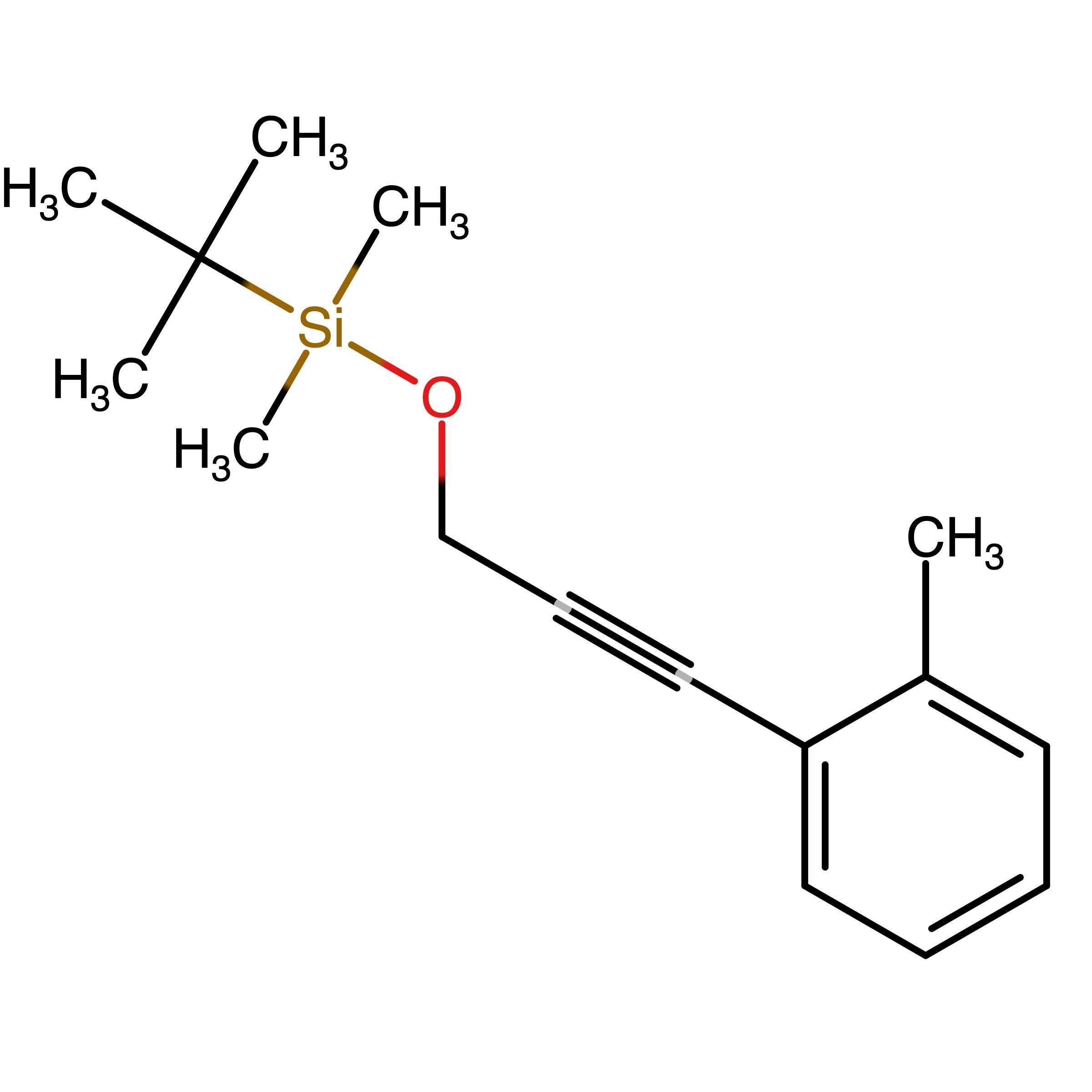CAS RN 321555-13-9 | tert-Butyldimethyl((3-(o-tolyl)prop-2-yn-1-yl)oxy)silane