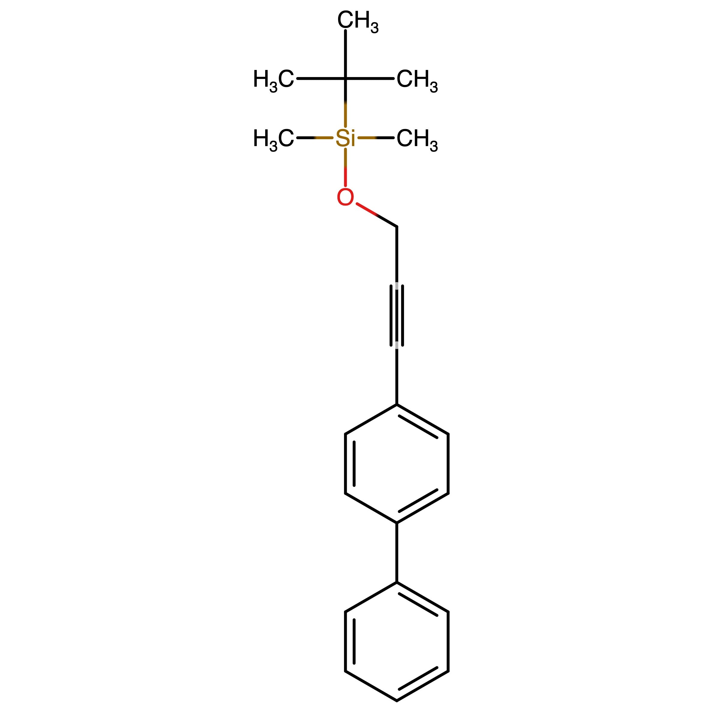 CAS RN 2135594-77-1 | ((3-([1,1'-Biphenyl]-4-yl)prop-2-yn-1-yl)oxy)(tert-butyl)dimethylsilane