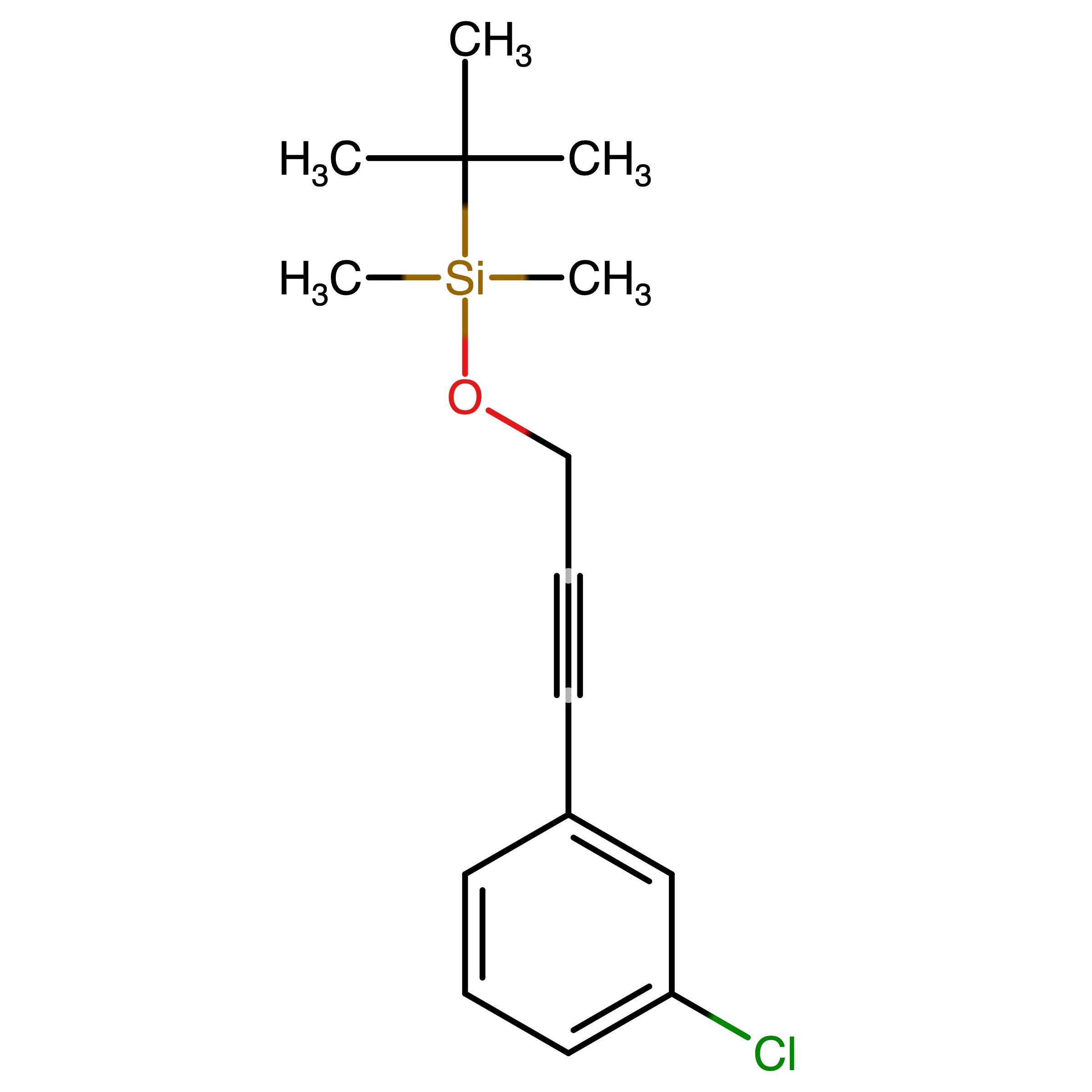 CAS RN 2414000-59-0 | tert-Butyl((3-(3-chlorophenyl)prop-2-yn-1-yl)oxy)dimethylsilane
